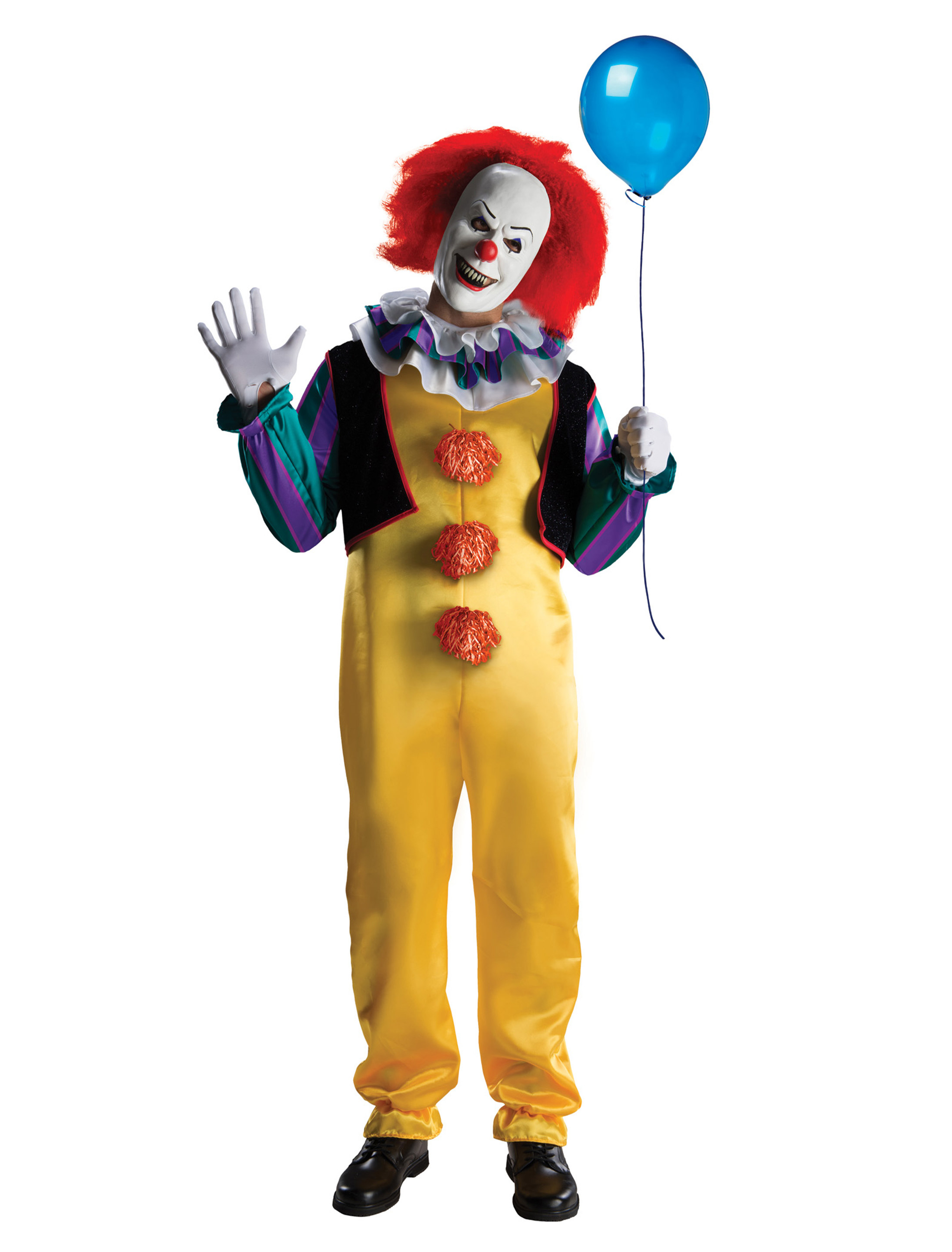 Kostüm Pennywise ES deluxe 5-tlg. bunt XL