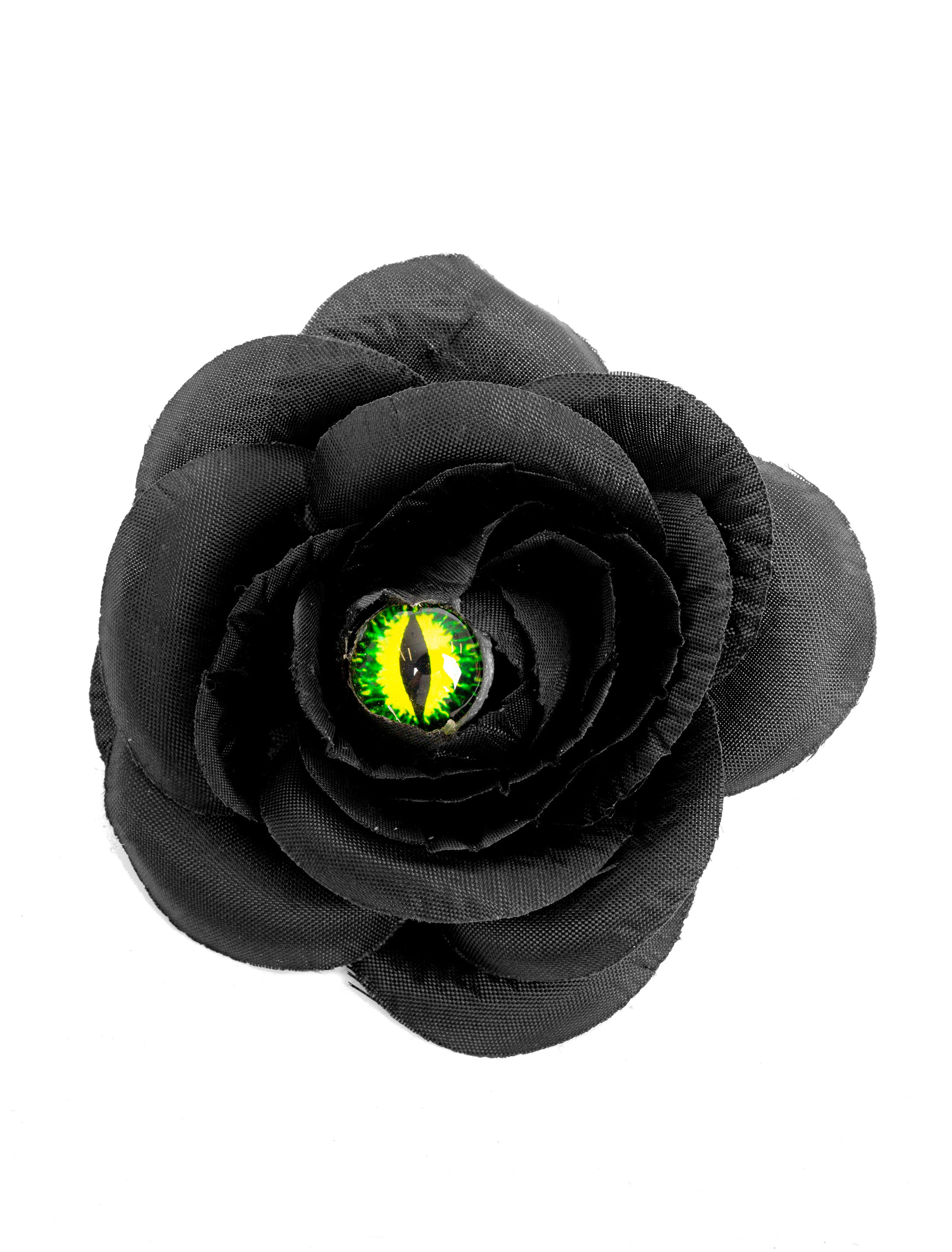 Haarspange Katzenauge schwarz
