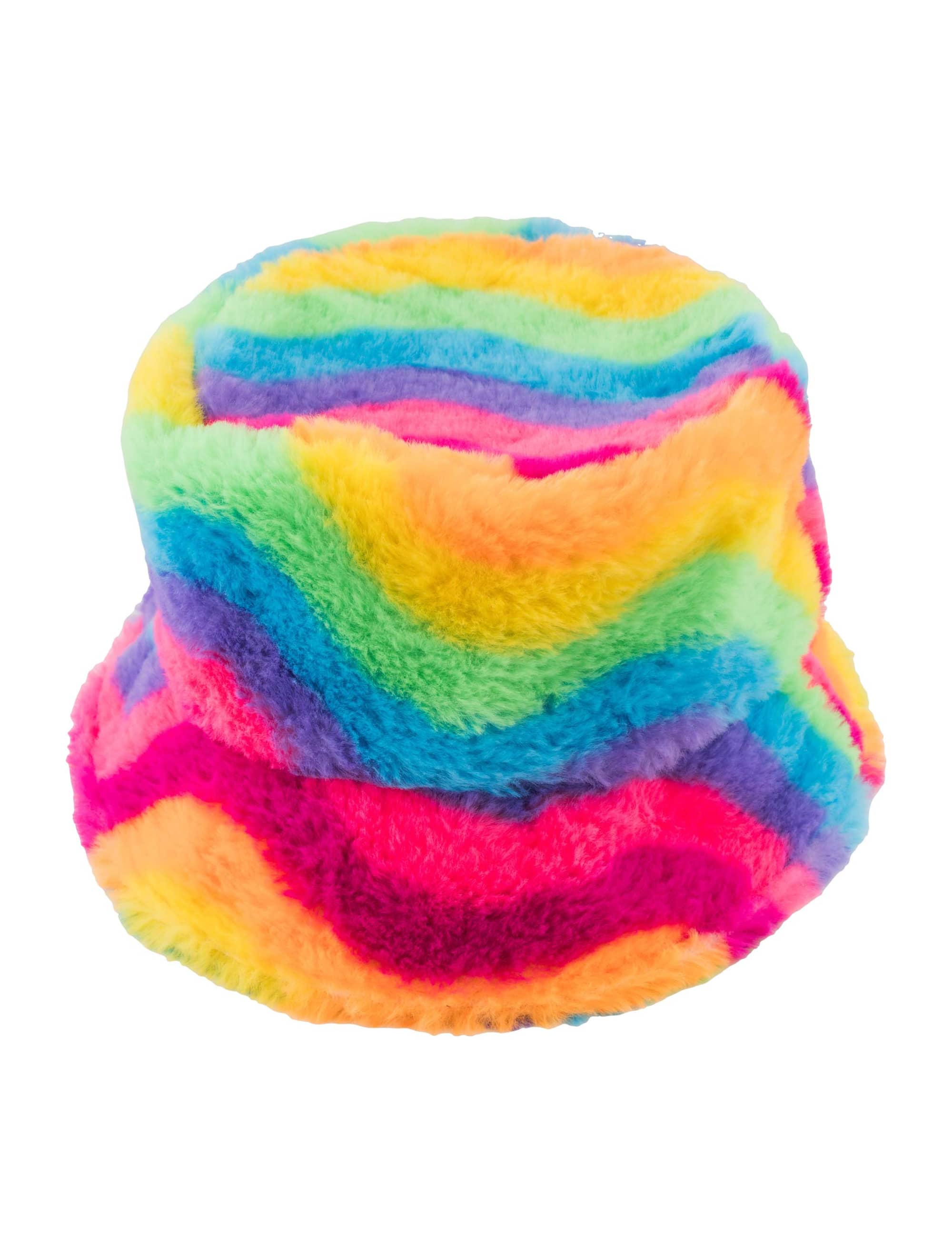 Fischerhut Plüsch rainbow
