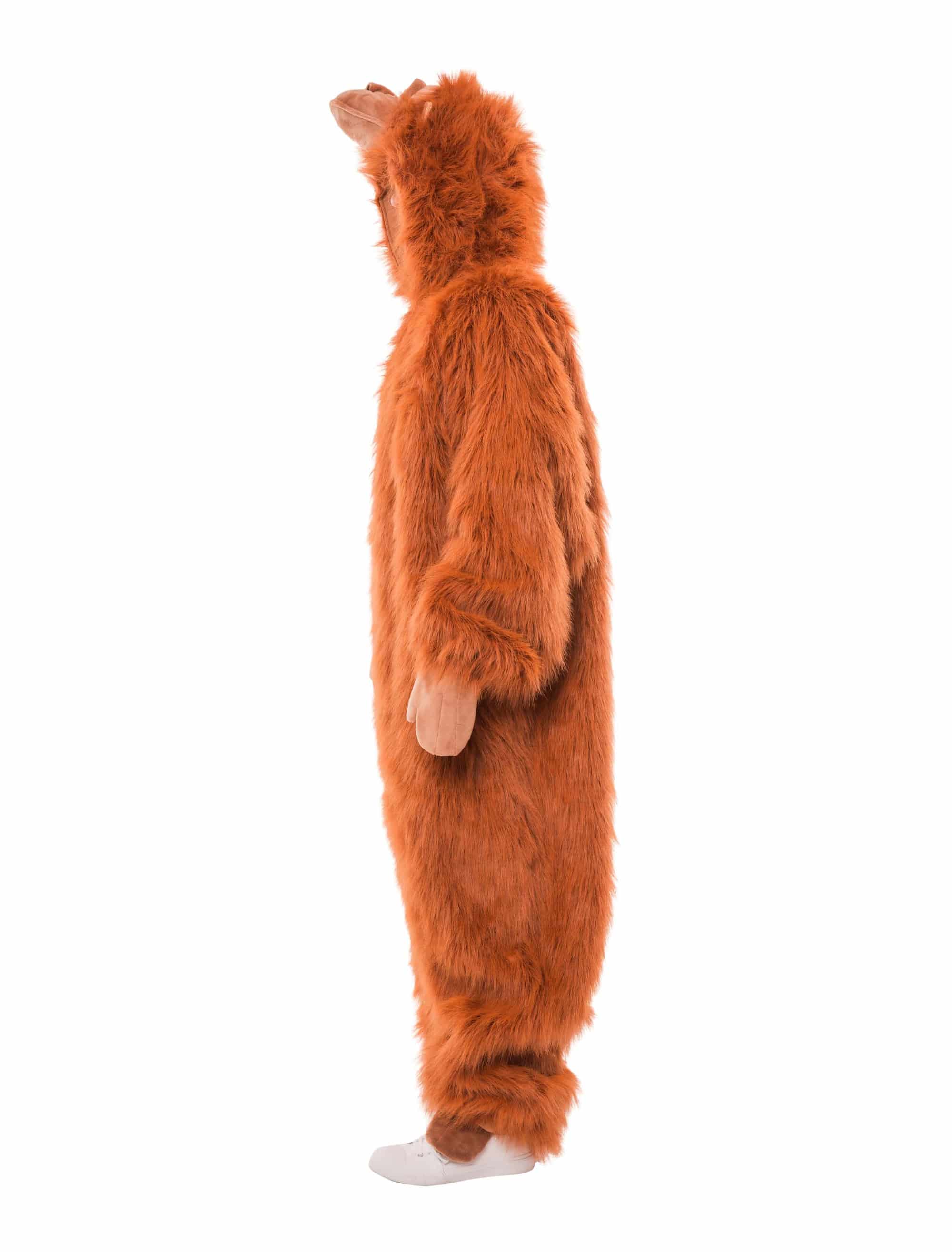 Overall Plüsch de luxe Orang-Utan Damen braun 34/36