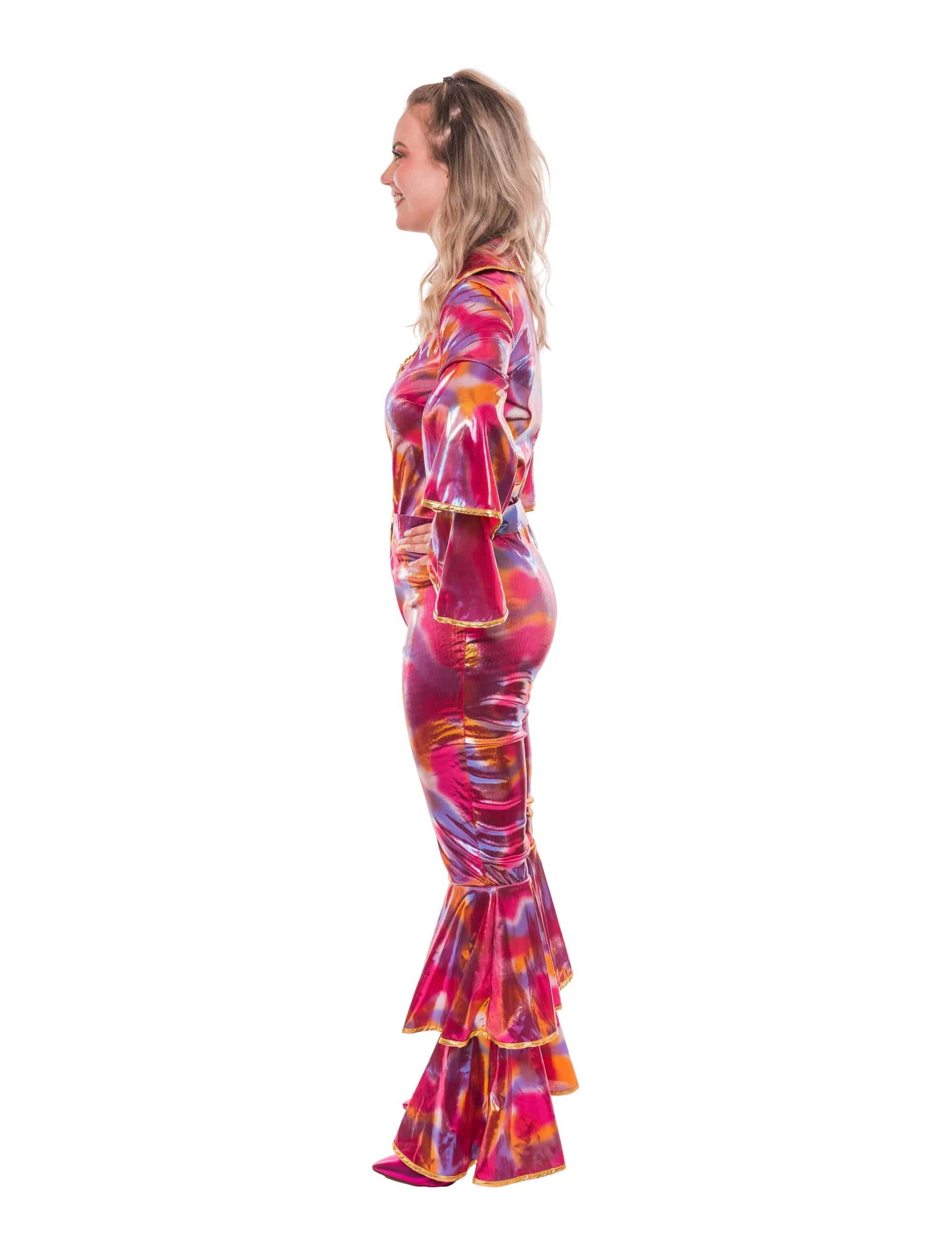 Jumpsuit Dancing Queen Metallic Damen pink S/M