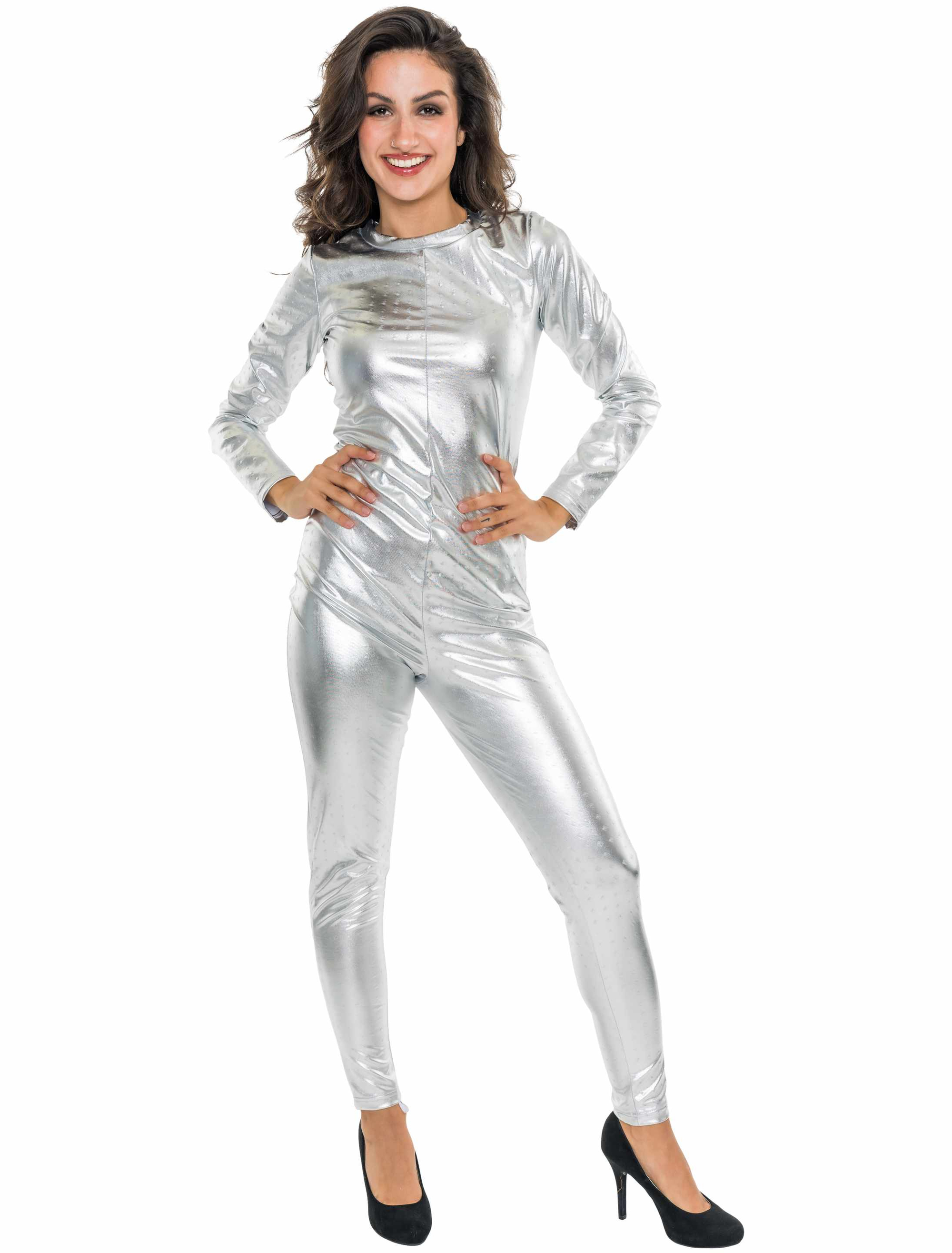 Catsuit silber L/XL