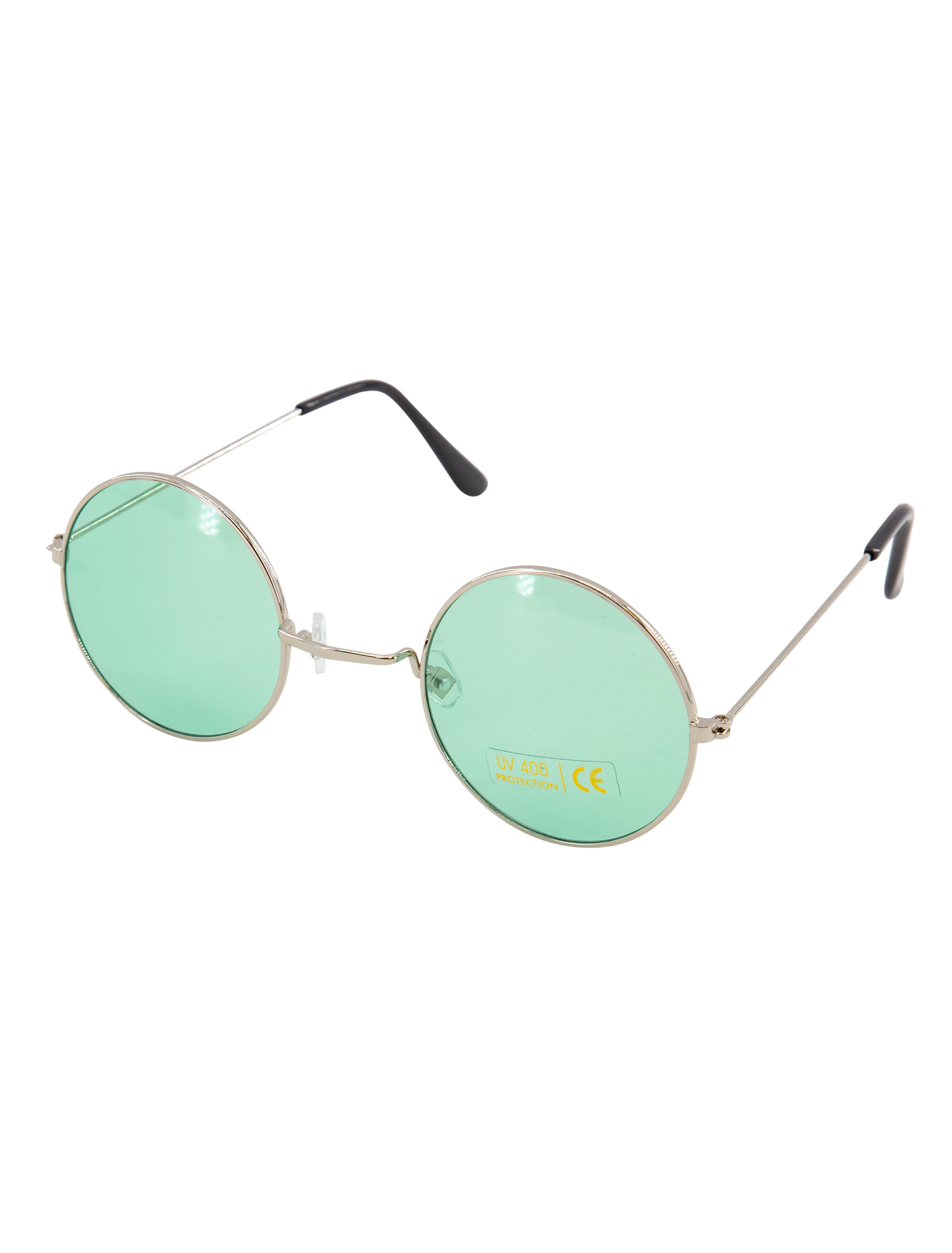 Brille rund grün
