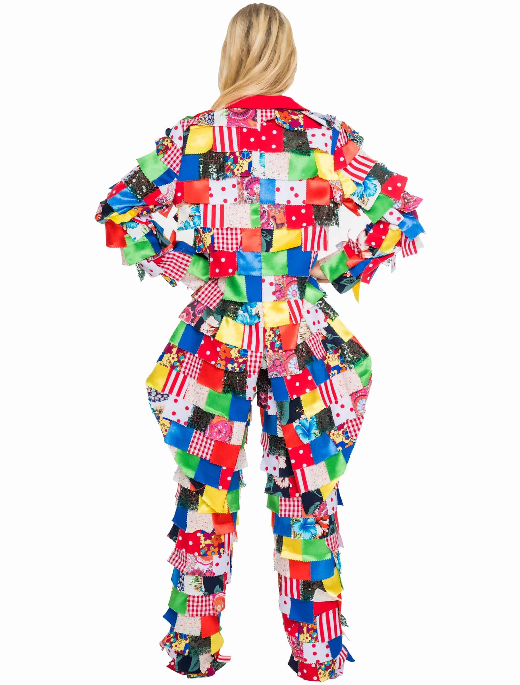 Lappenfrack Damen bunt L