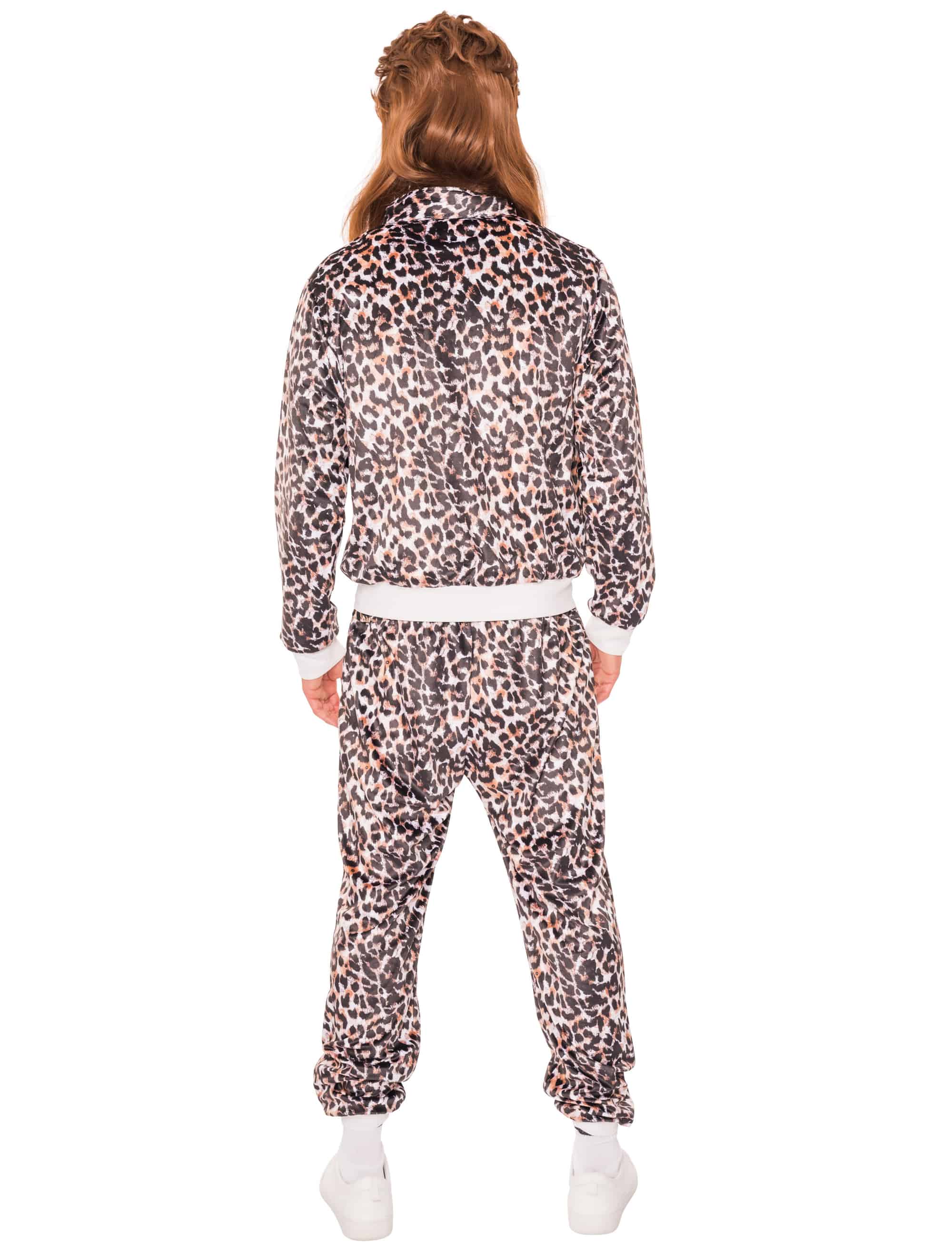 Jogginganzug Leopard 2-tlg. Herren braun L/XL