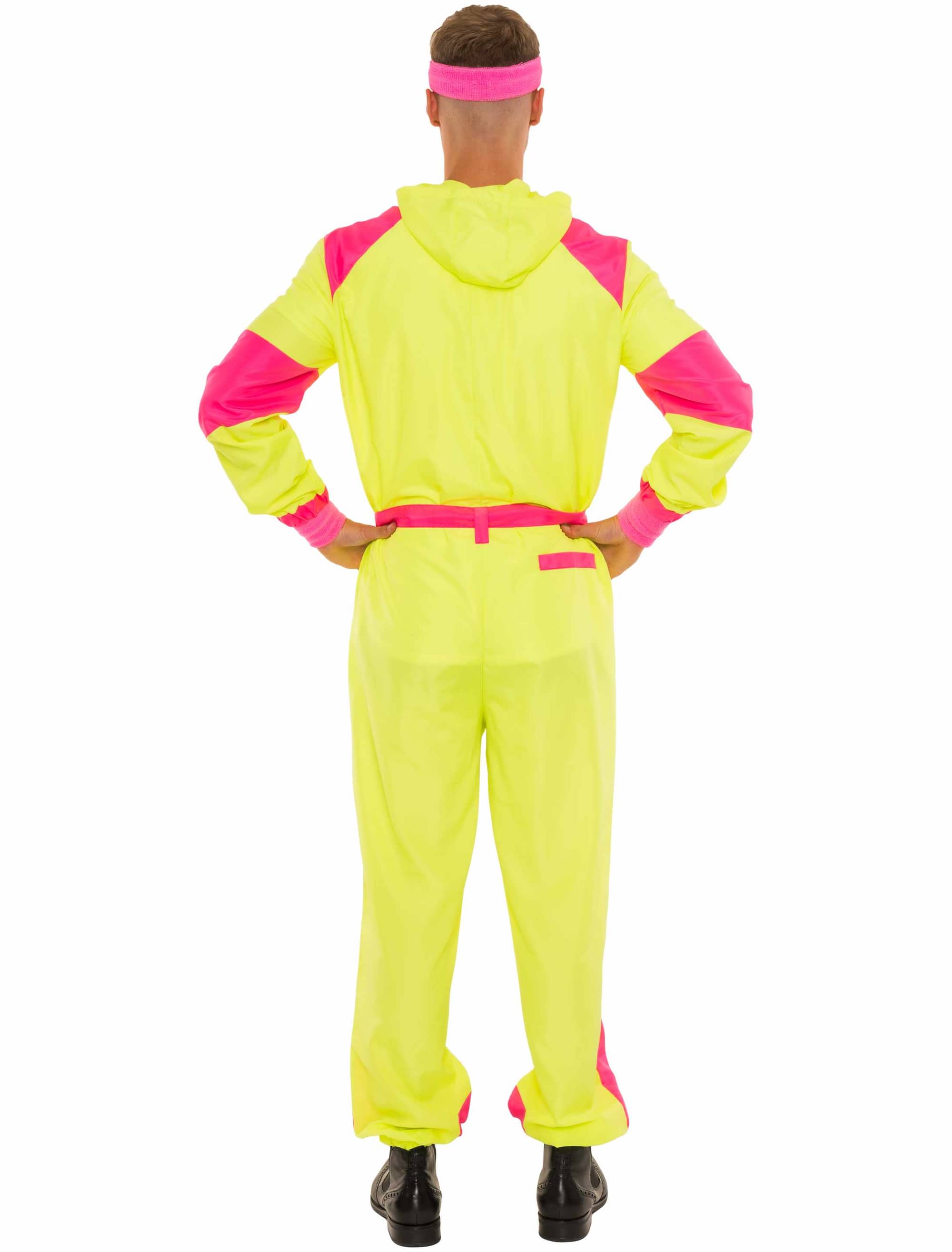 Skioverall mit Kapuze Herren neongelb M/L