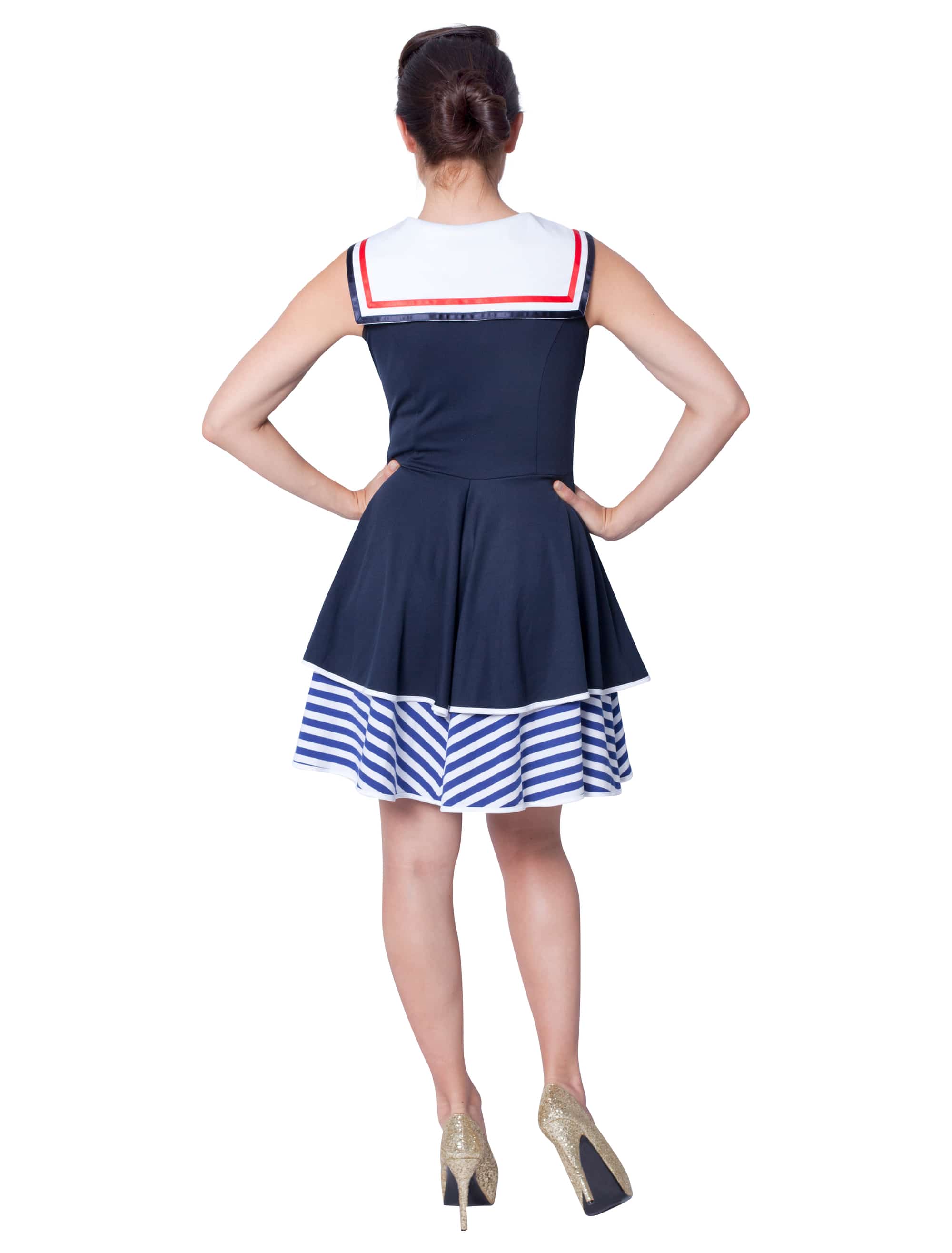 Kleid Seefahrerin Damen dunkelblau 46