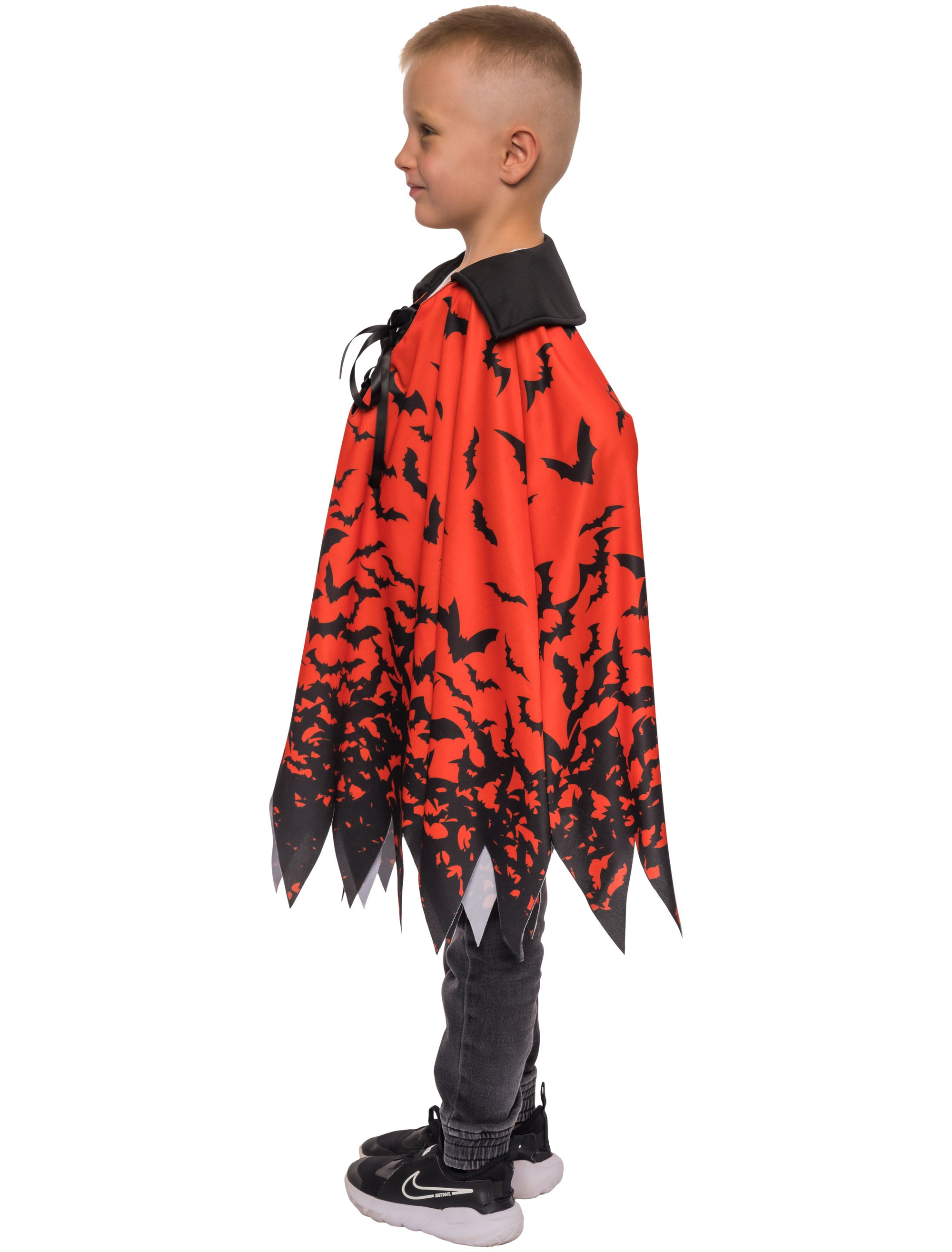 Cape Fledermäuse Kinder rot/schwarz one size