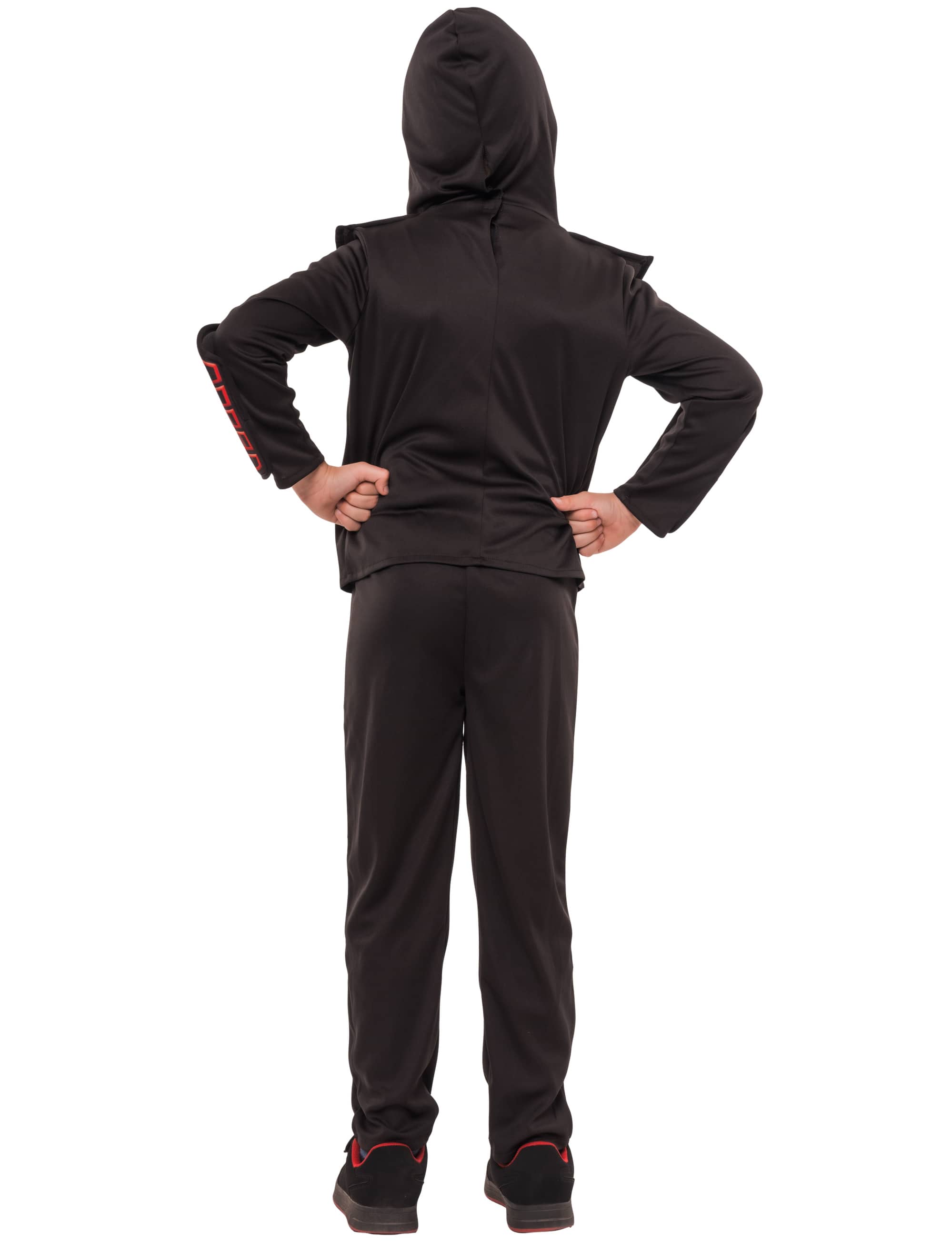 Kostüm Ninja 2-tlg. Kinder schwarz/rot 6-8 Jahre