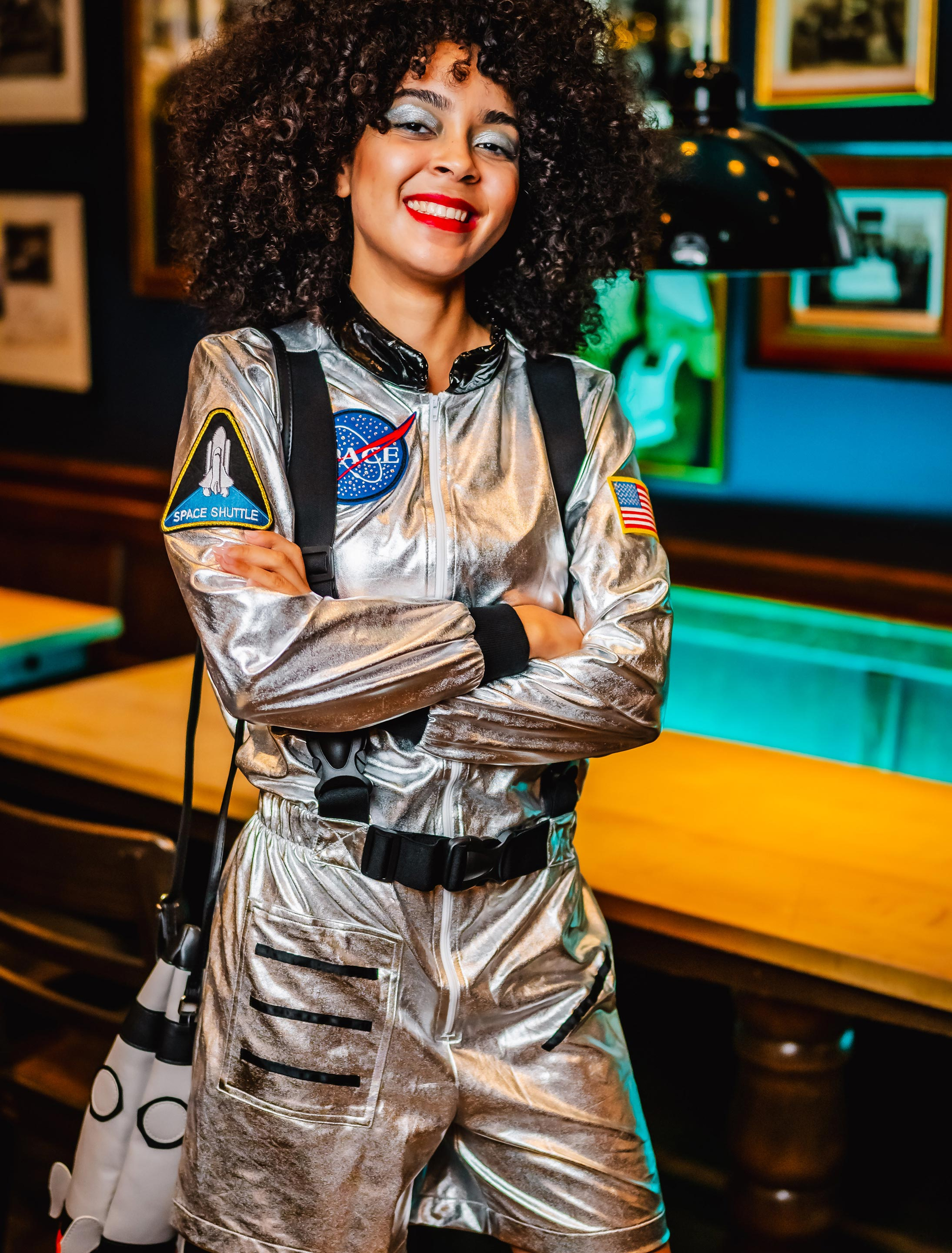 Overall Astronaut Damen silber 42
