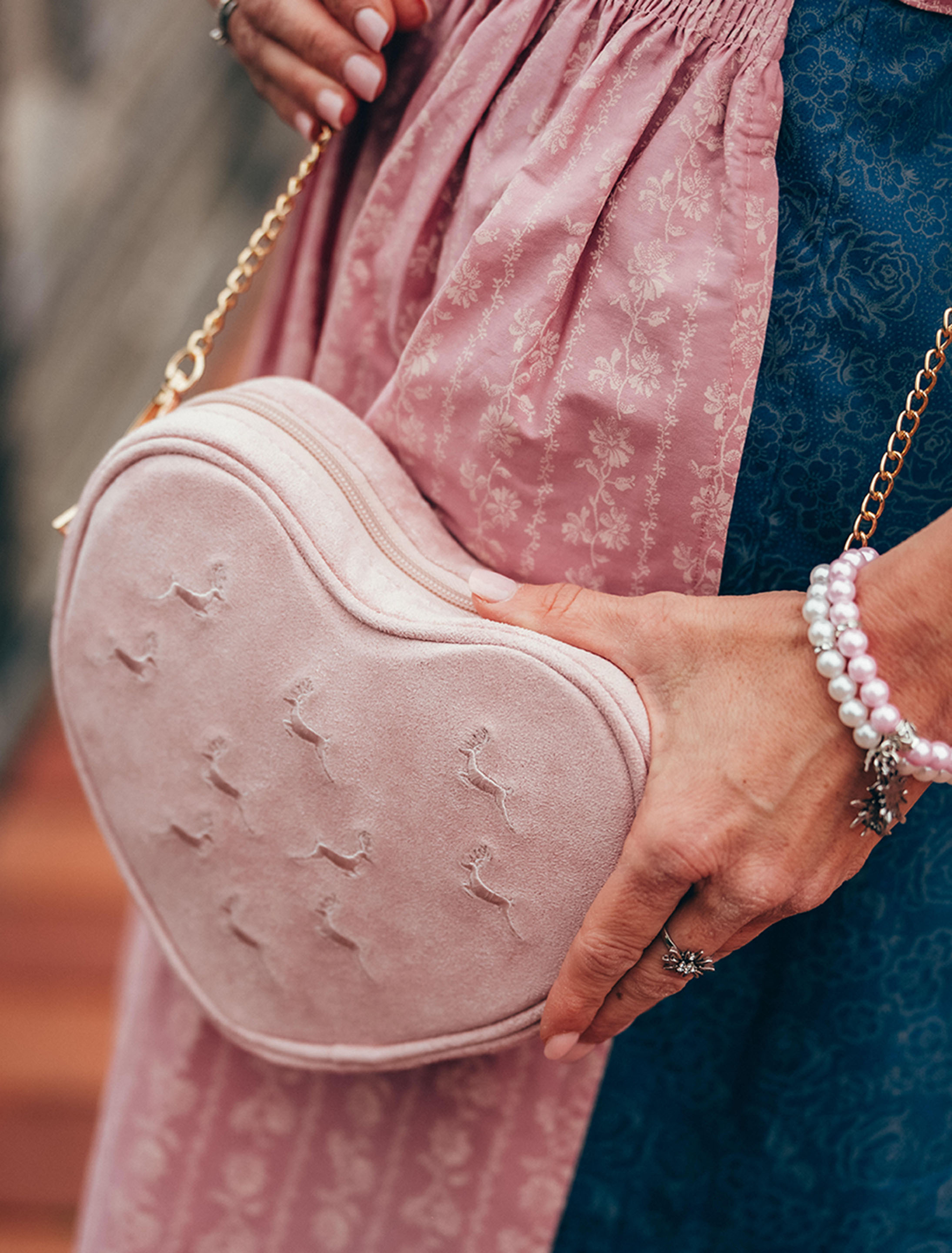 Tasche Herz Oktoberzauber rosa