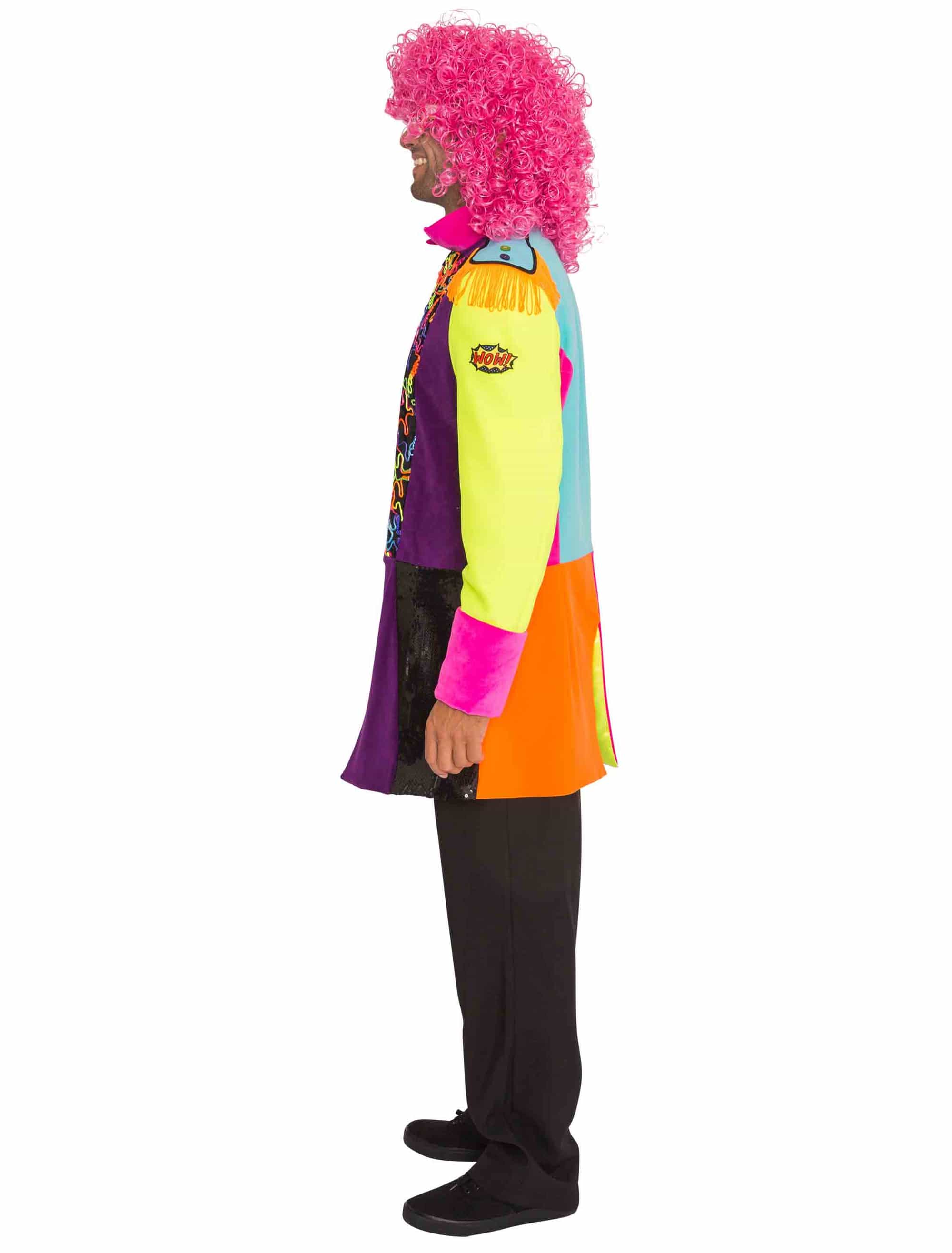 Mantel Herren neon bunt M