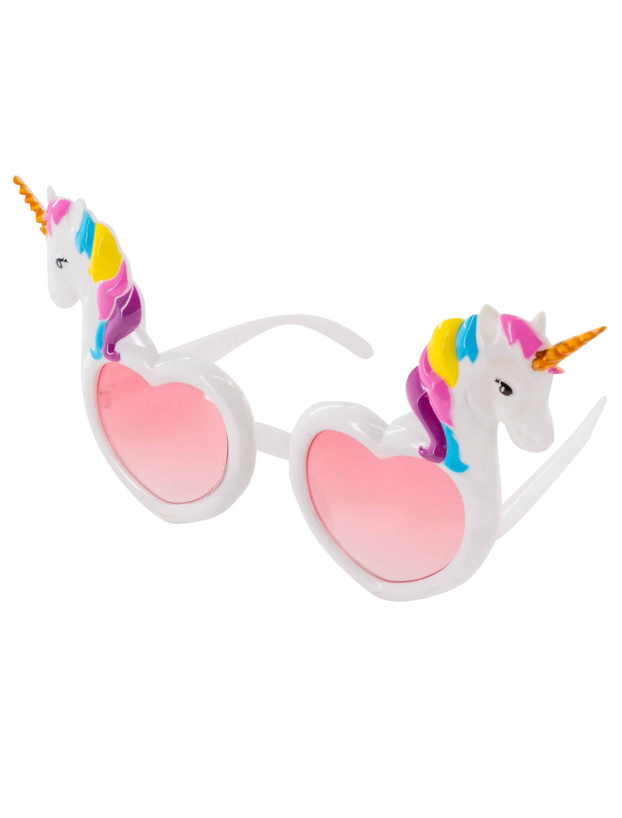 Brille Einhorn rosa/weiß