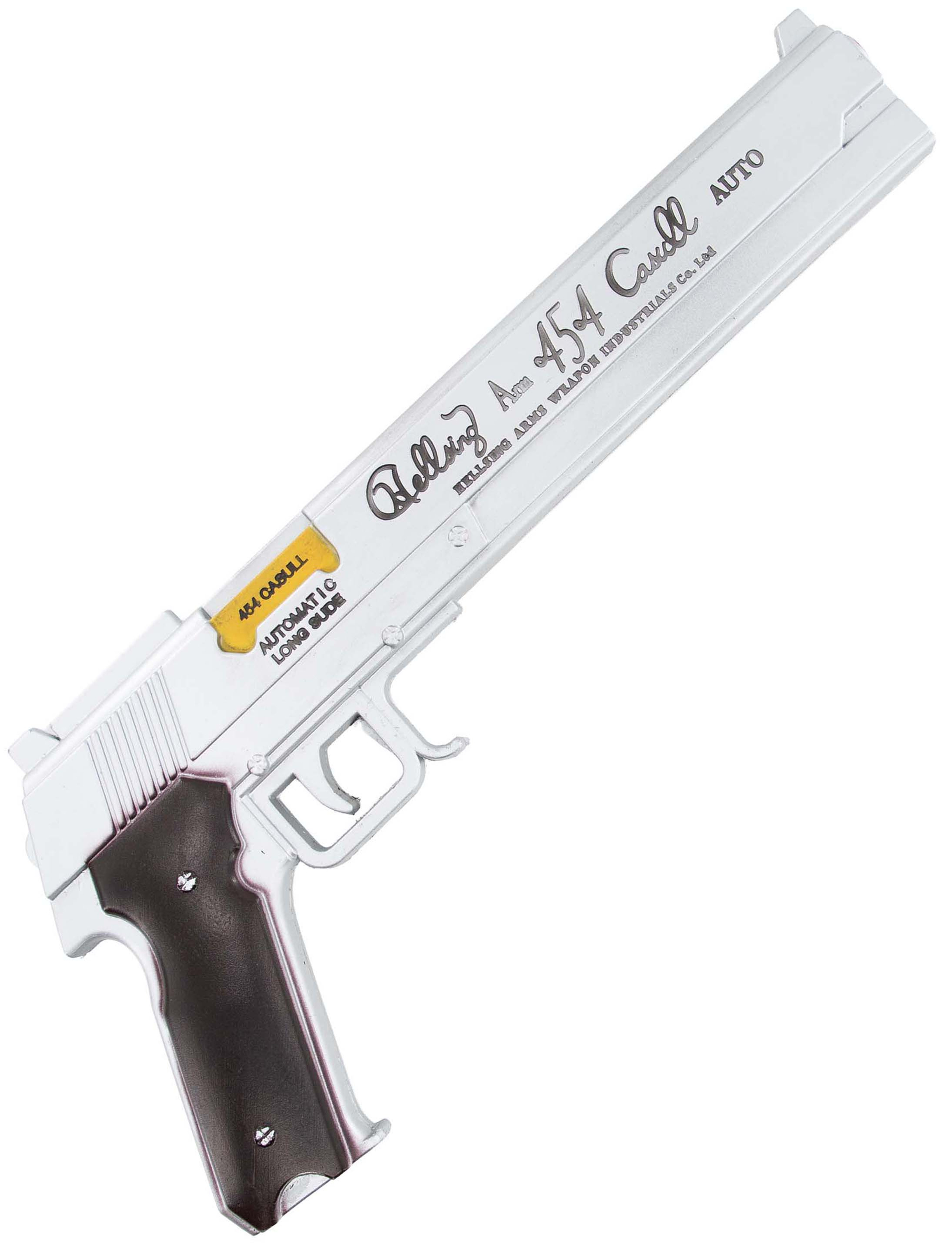 Pistole 40cm schwarz/silber