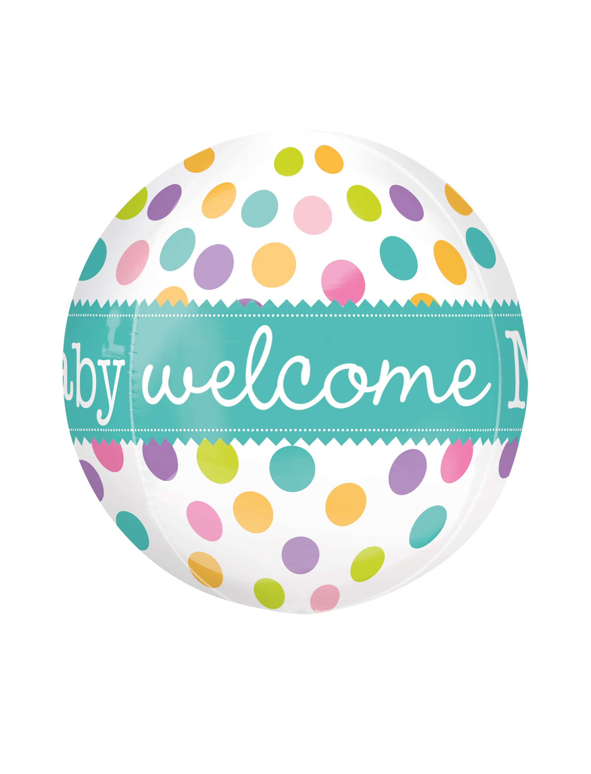 Folienballon Orbz New Baby S