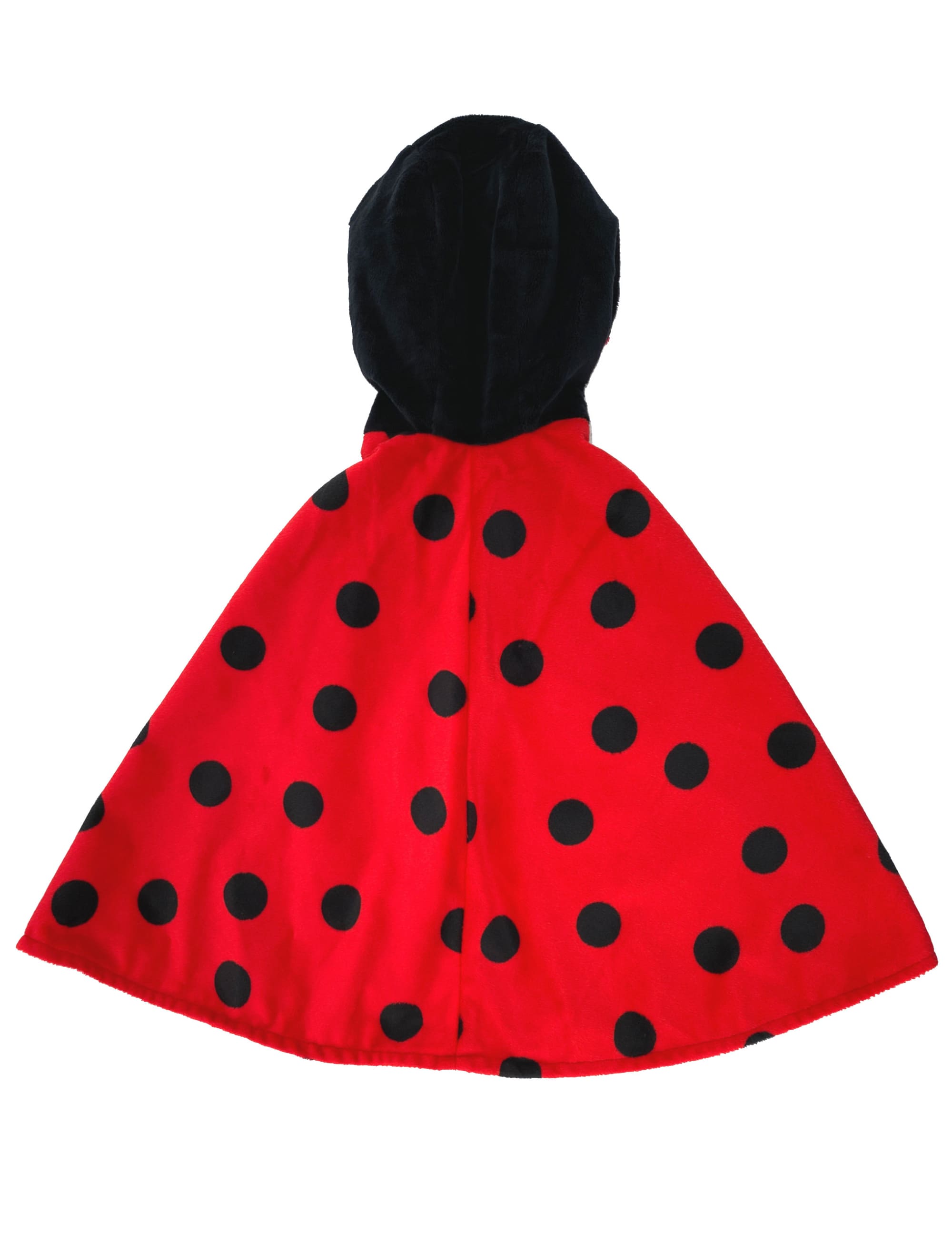 Cape Plüsch Marienkäfer Kinder Kinder schwarz/rot 1-3 Jahre