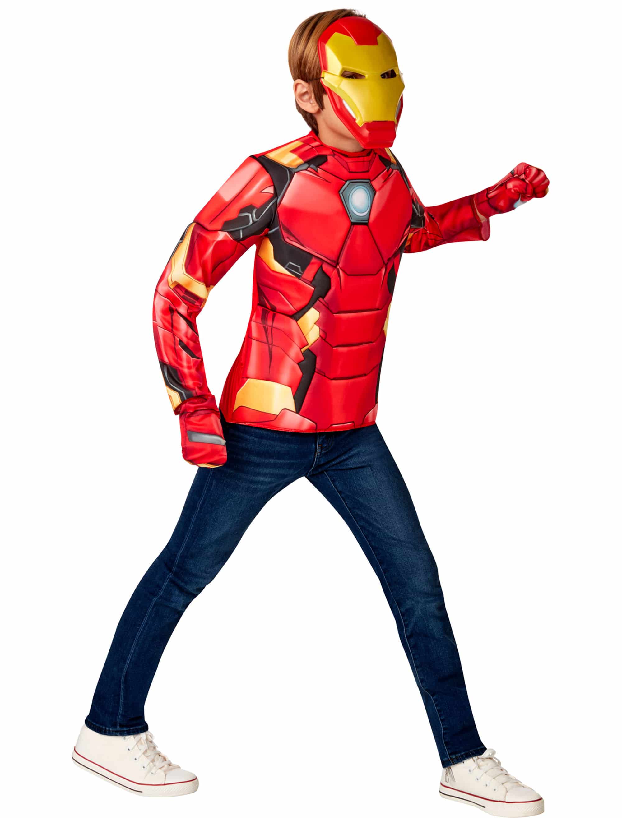Iron Man deluxe 3-tlg. rot/gold 8-10 Jahre