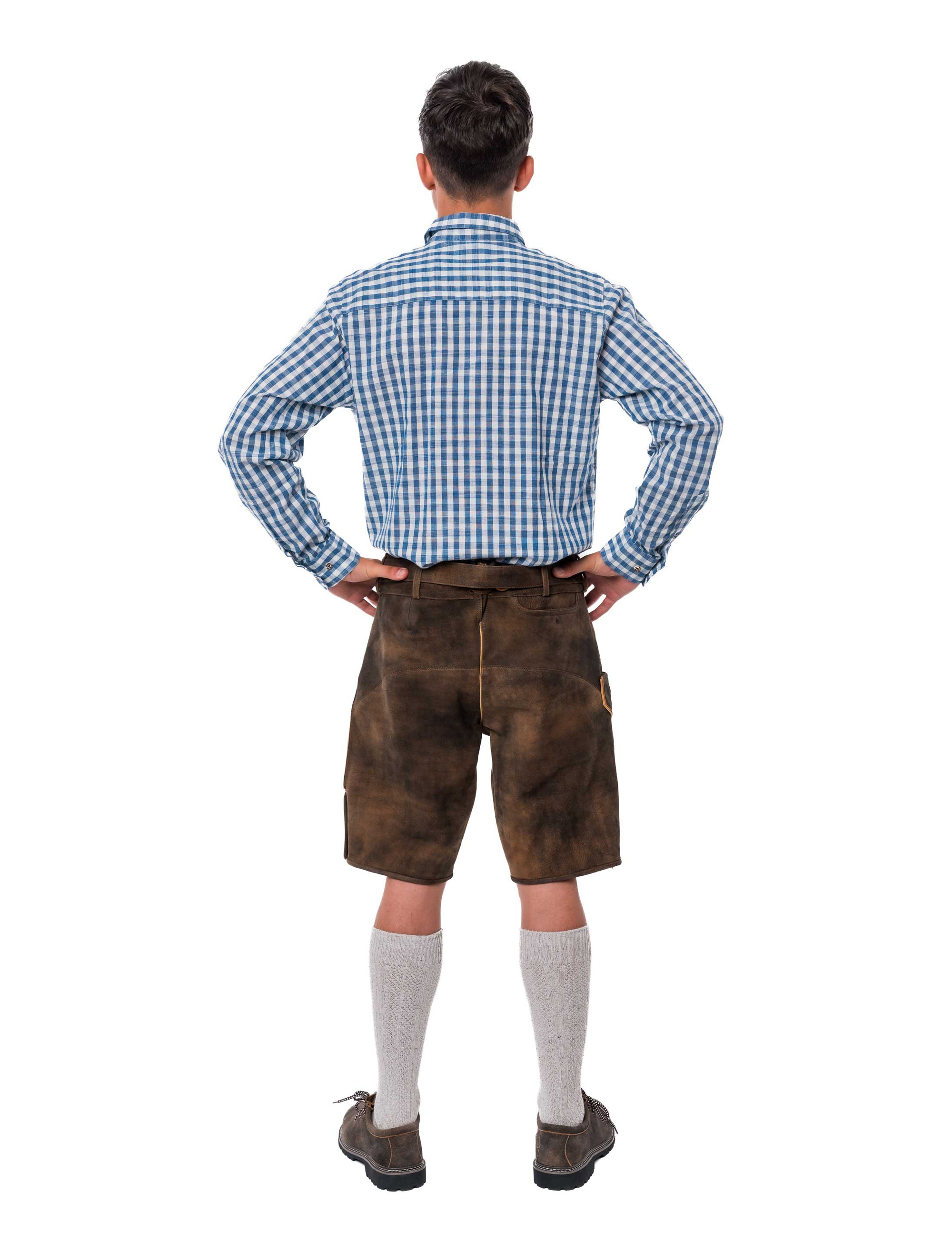 Trachtenhemd Marco Herren blau 3XL