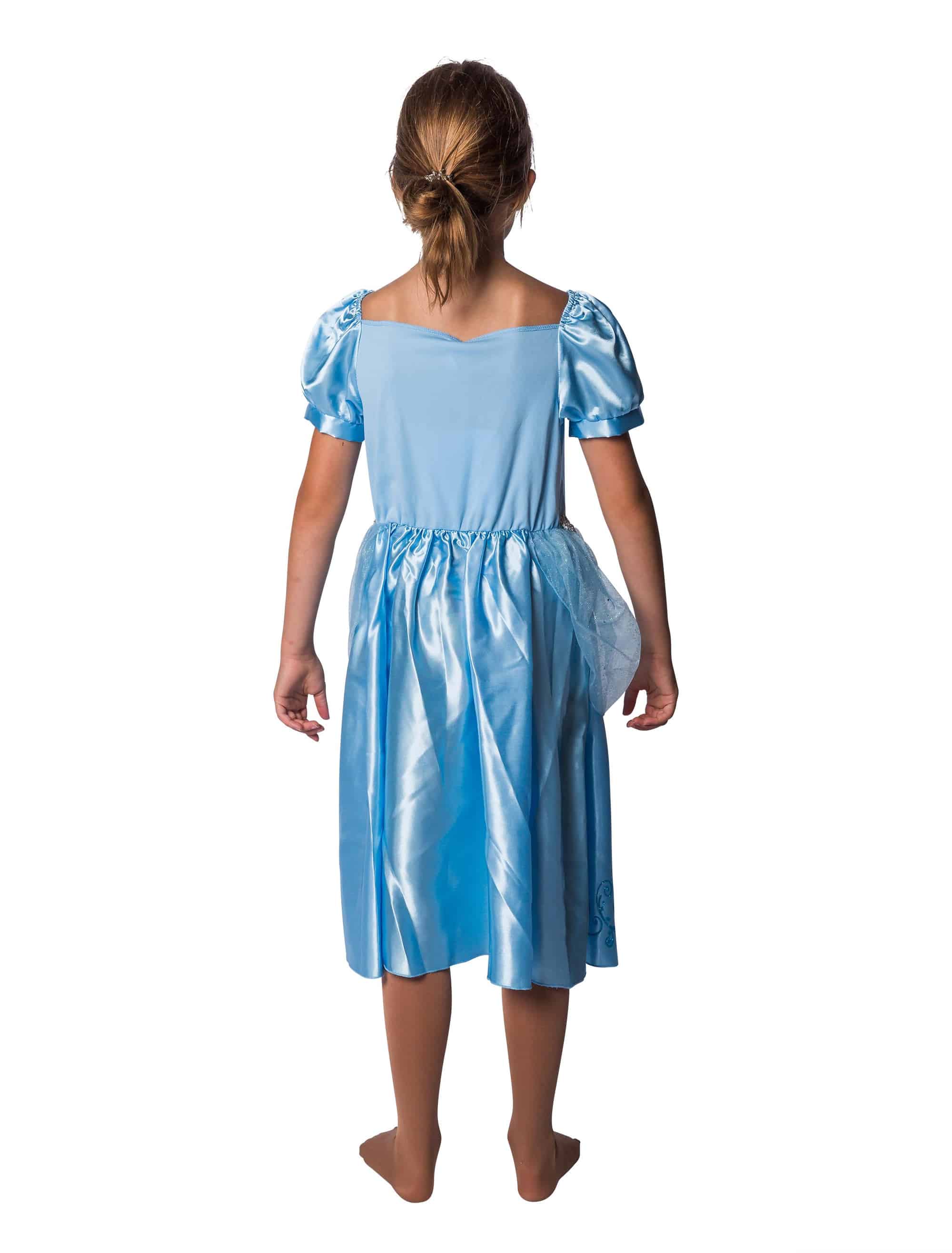 Kleid Prinzessin Kinder Mädchen hellblau 5-6 Jahre
