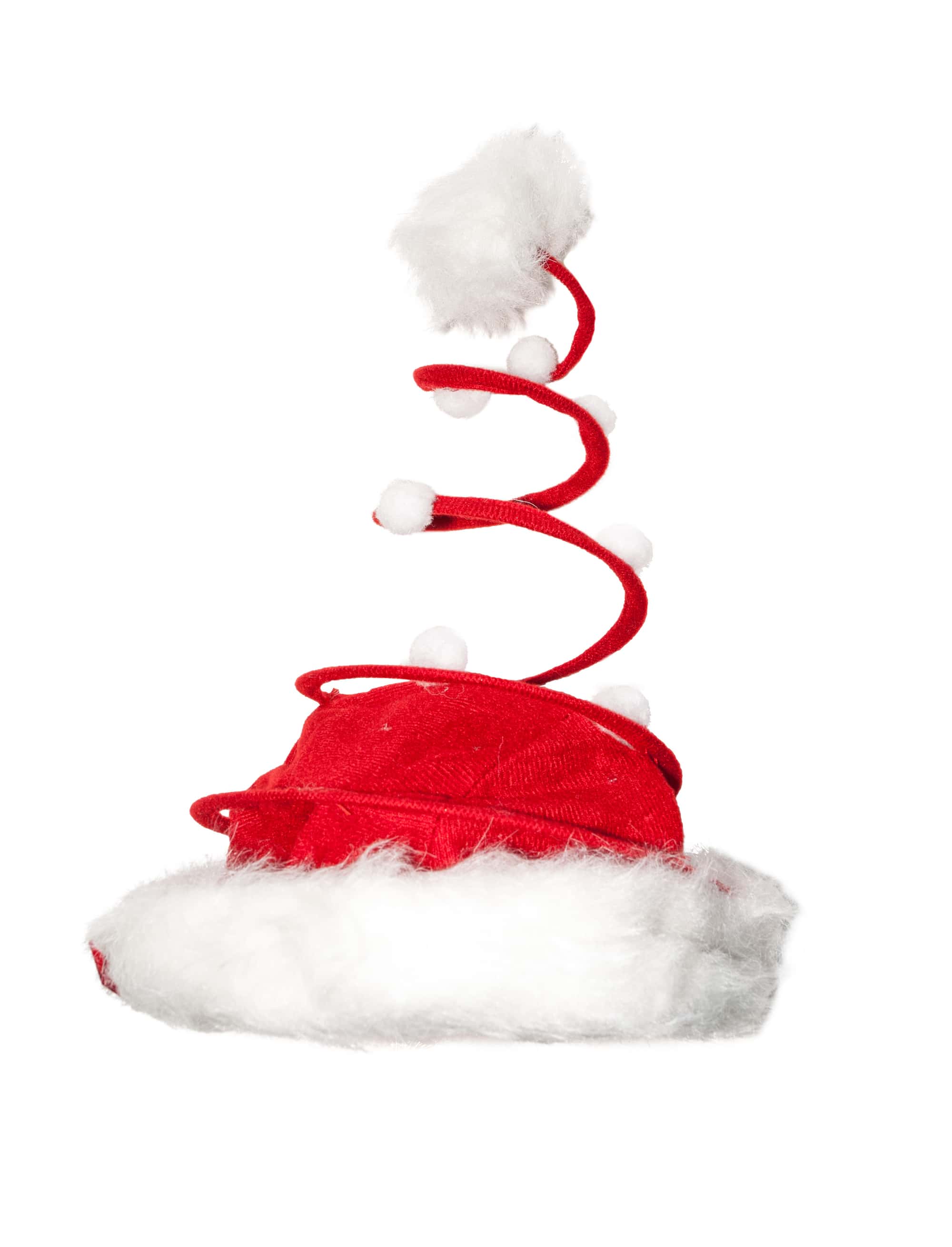 Mütze Weihnachtsspirale Flöckchen 5 LED´s