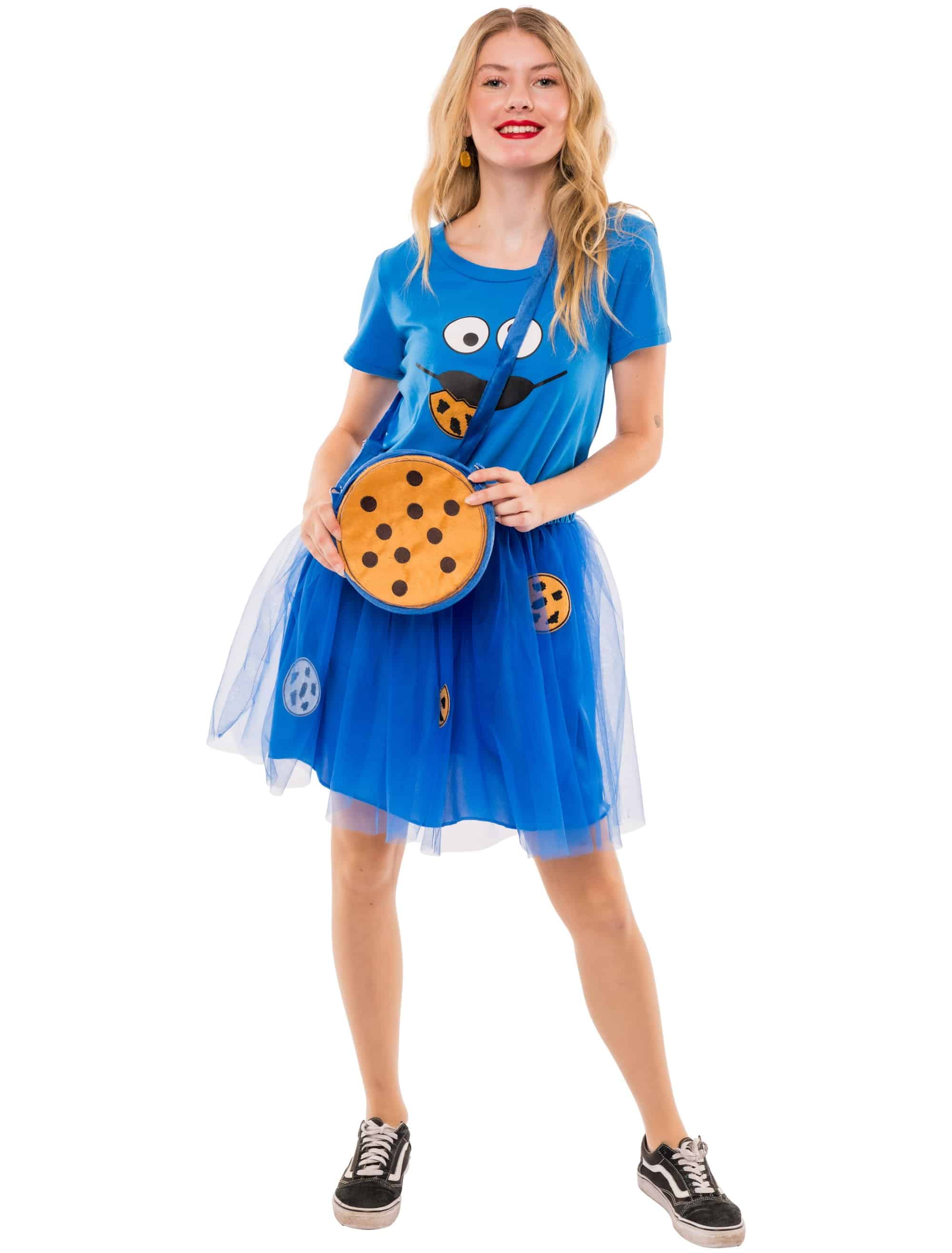 Kleid Krümelchen Damen blau 2XL/3XL