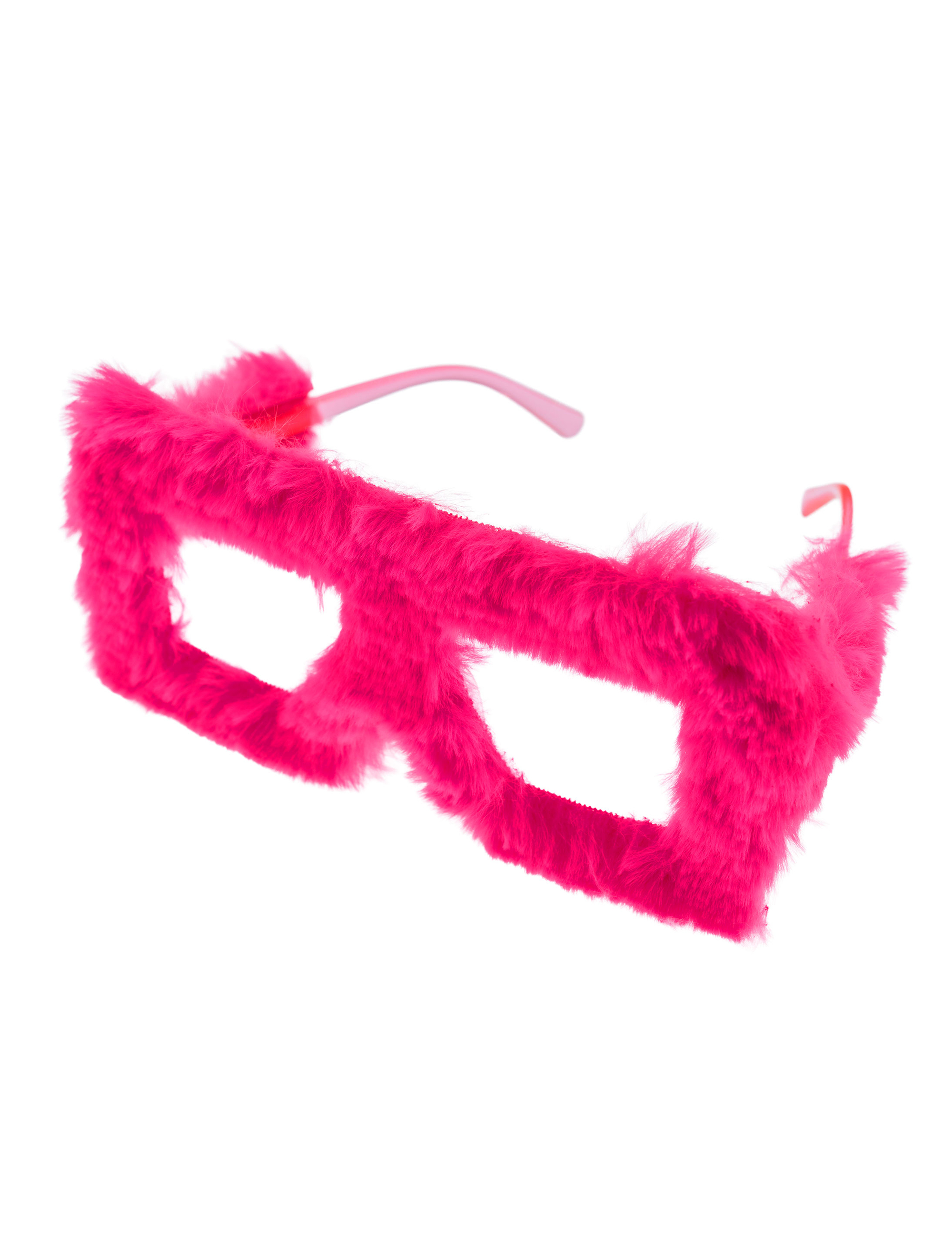 Brille Plüsch pink
