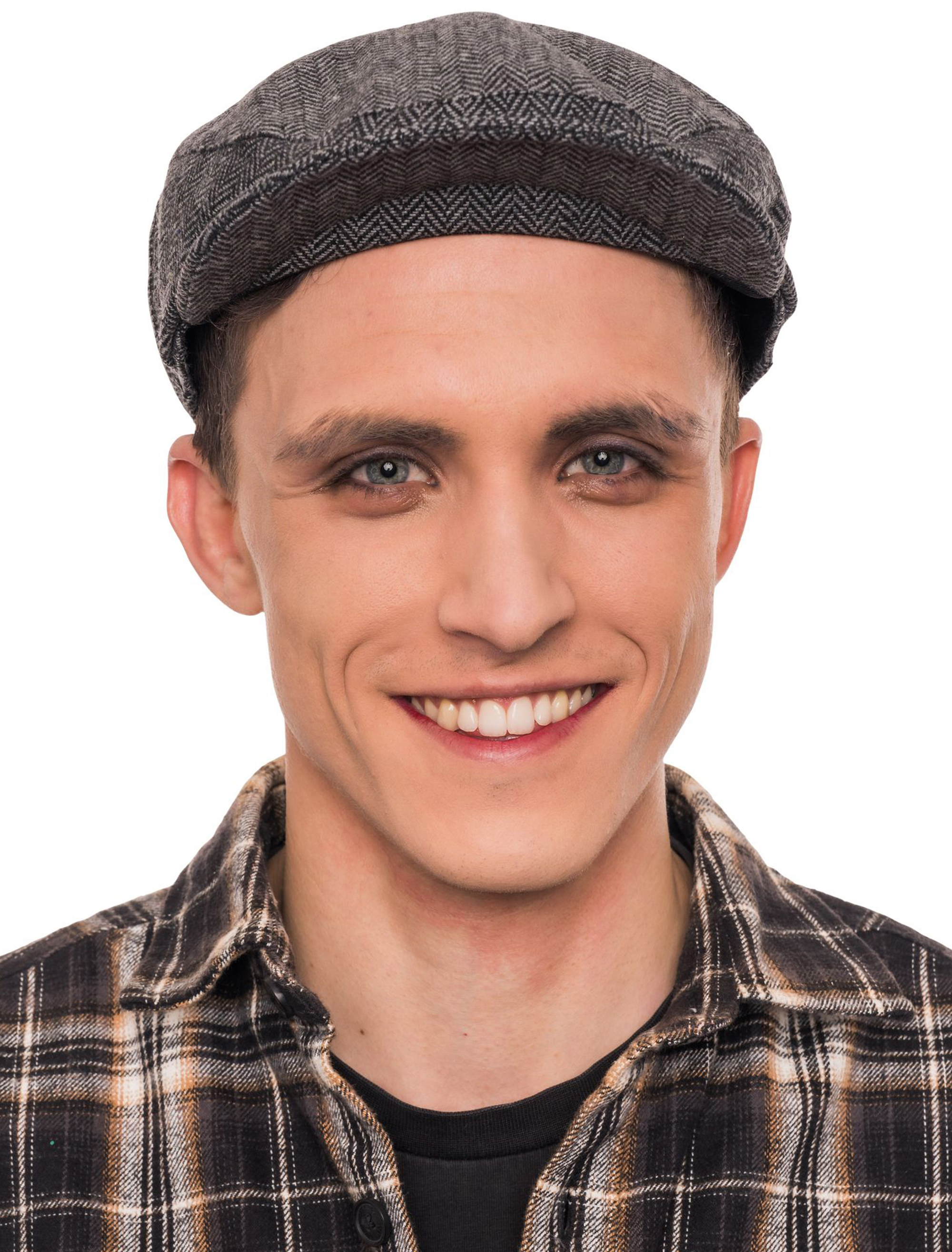 Schiebermütze grau 61