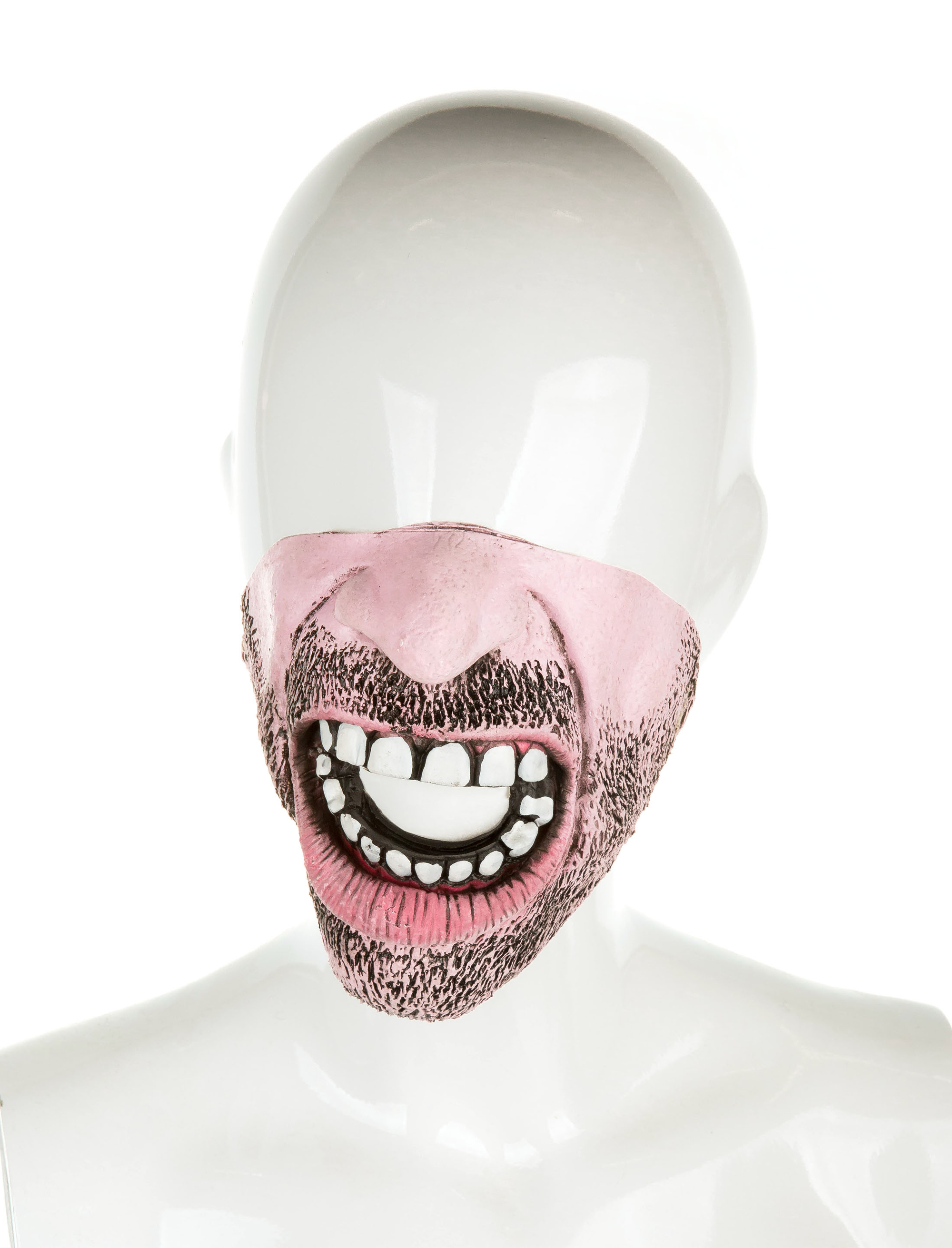 Latexmaske Mund