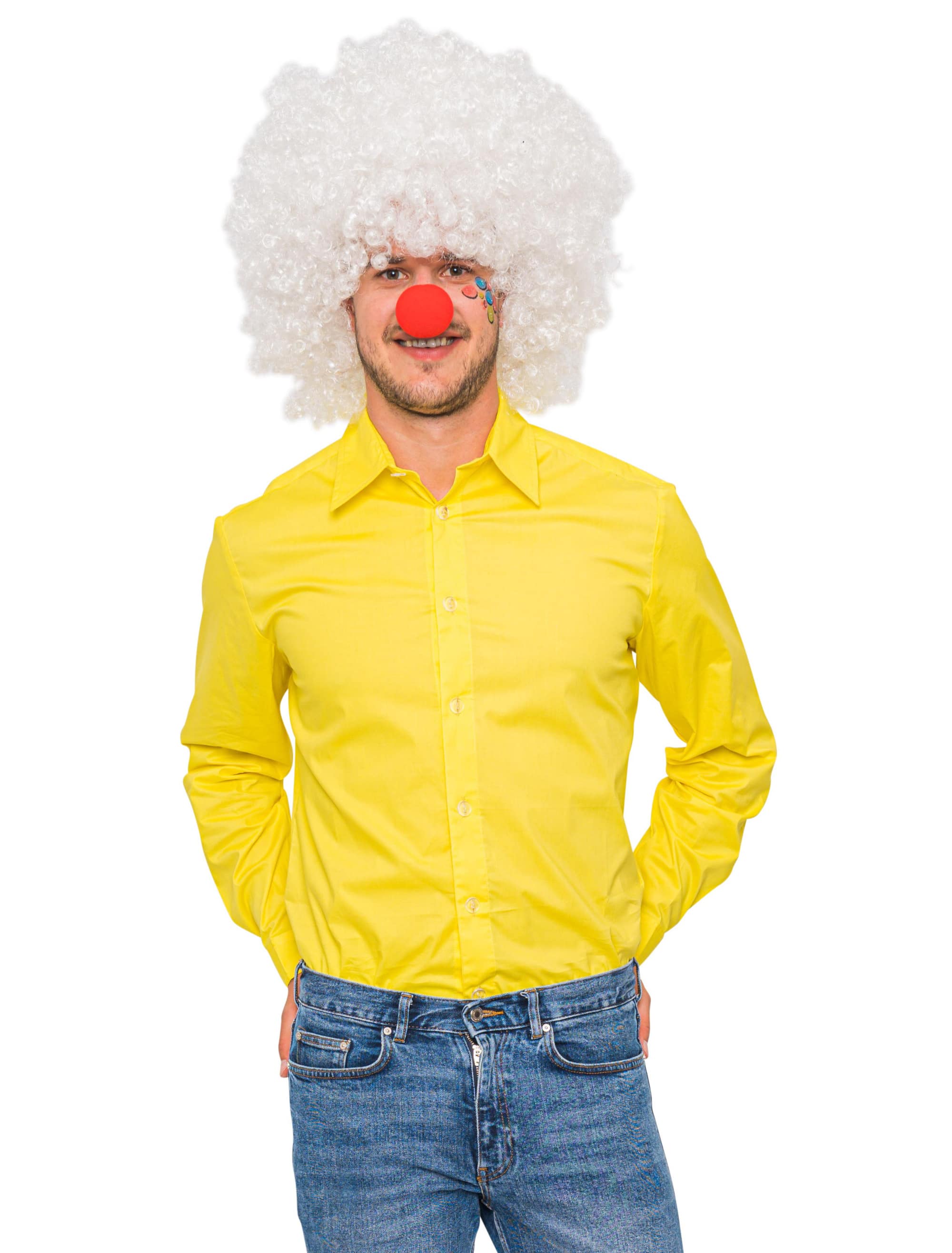 Hemd Herren gelb L