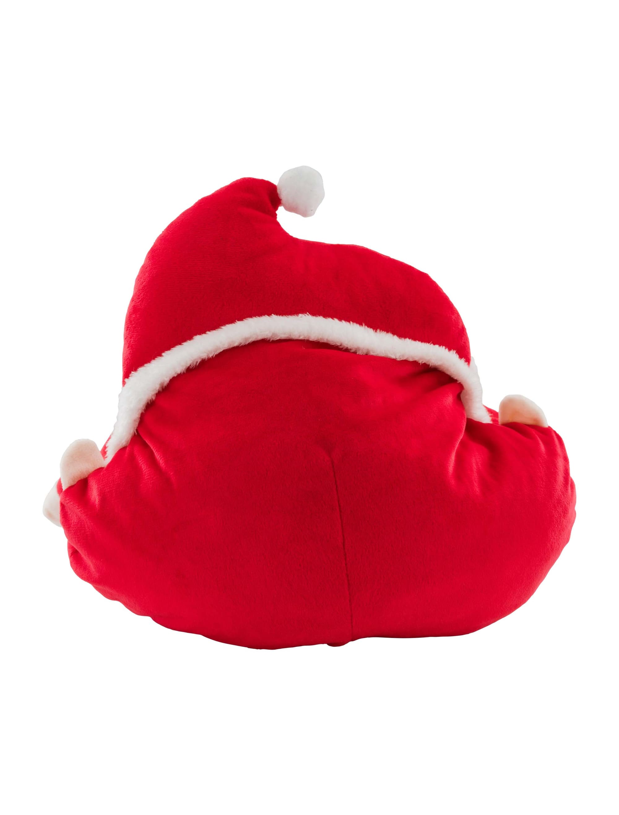 Mütze Weihnachtsmann rot/weiß one size