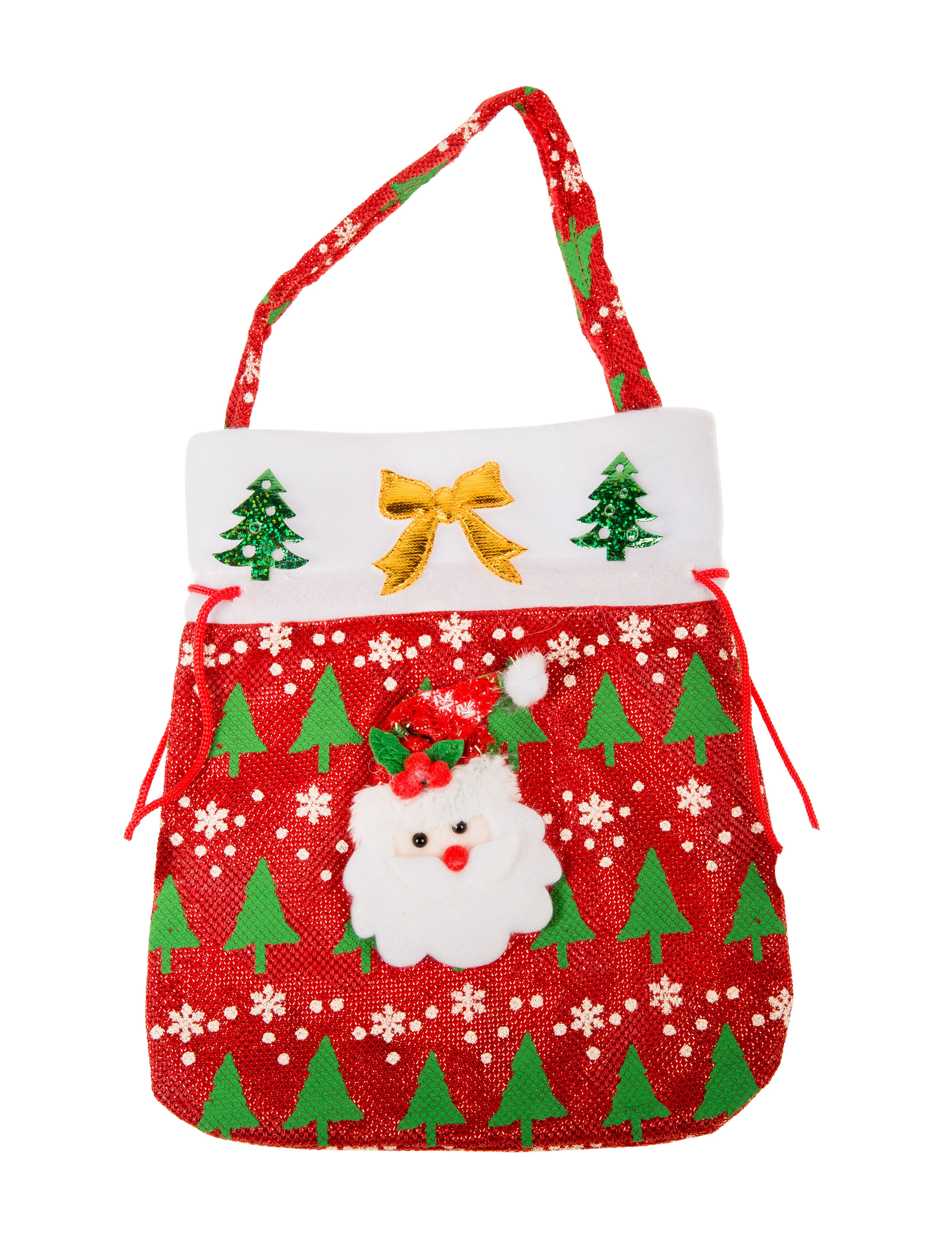 Tasche Weihnachtsmann rot