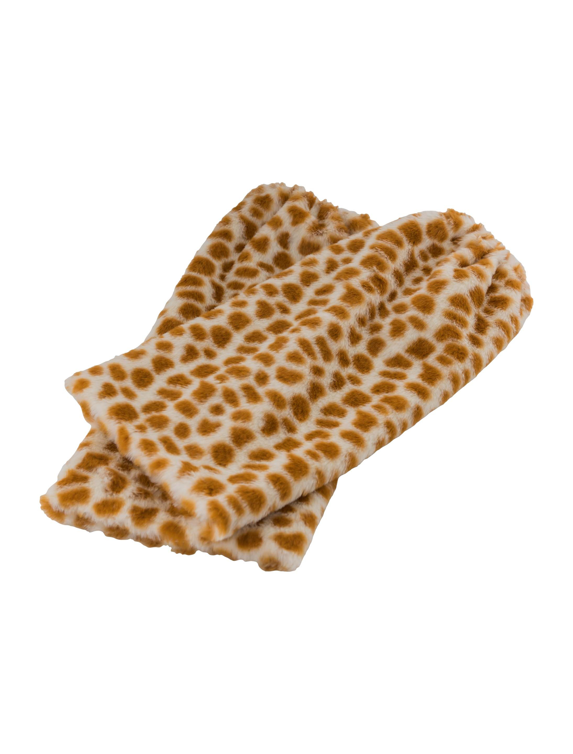 Beinstulpen Plüsch Giraffe 40cm beige/braun one size