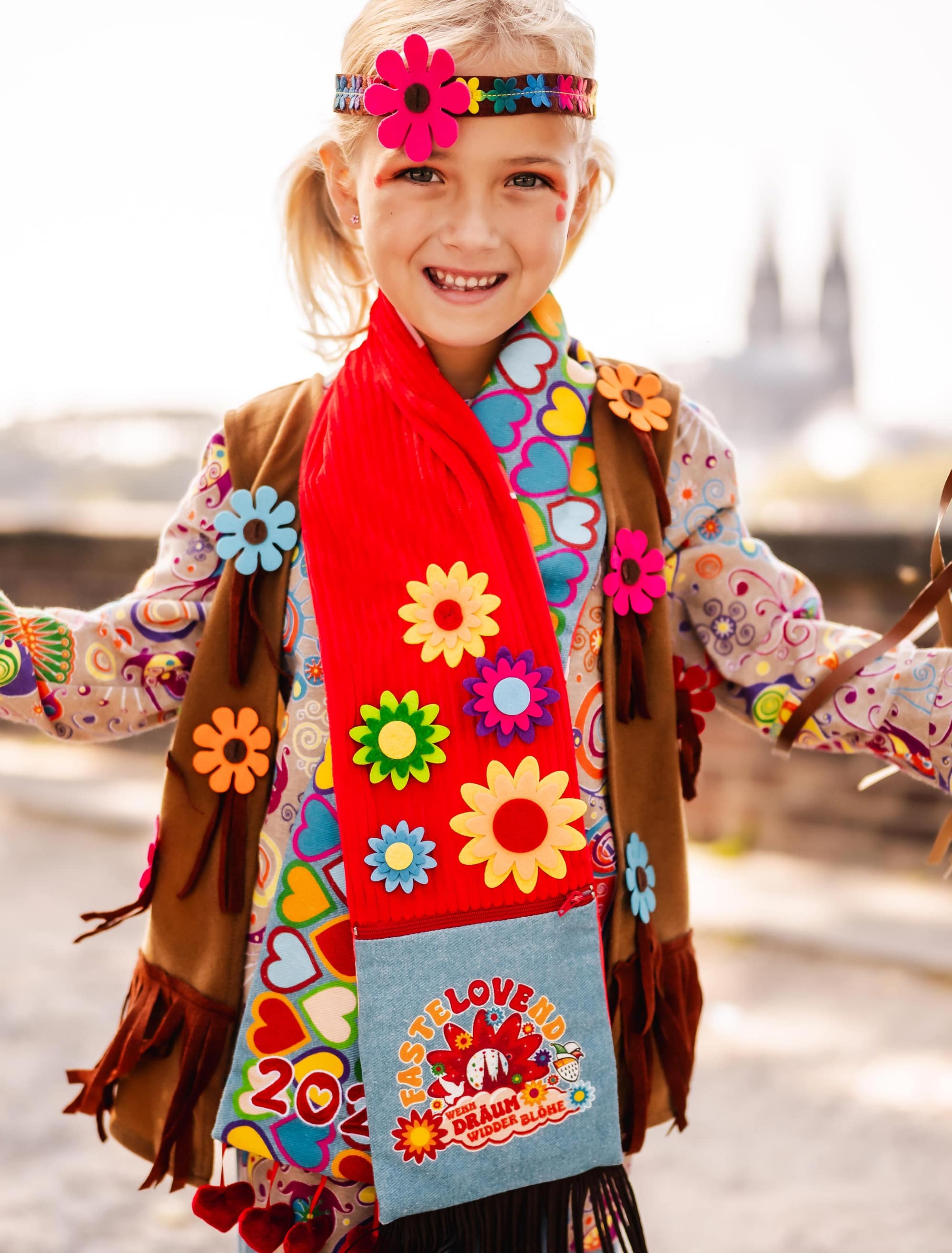 Mottoschal Kinder 2024/2025 bunt
