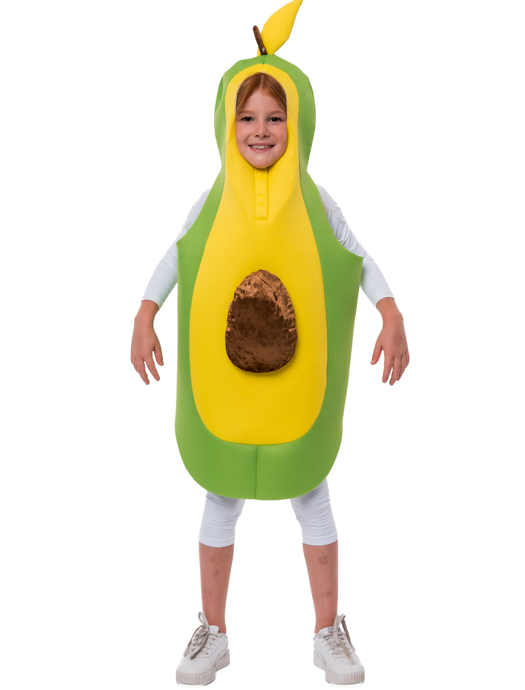 Kostüm Avocado Kinder gelb/grün one size