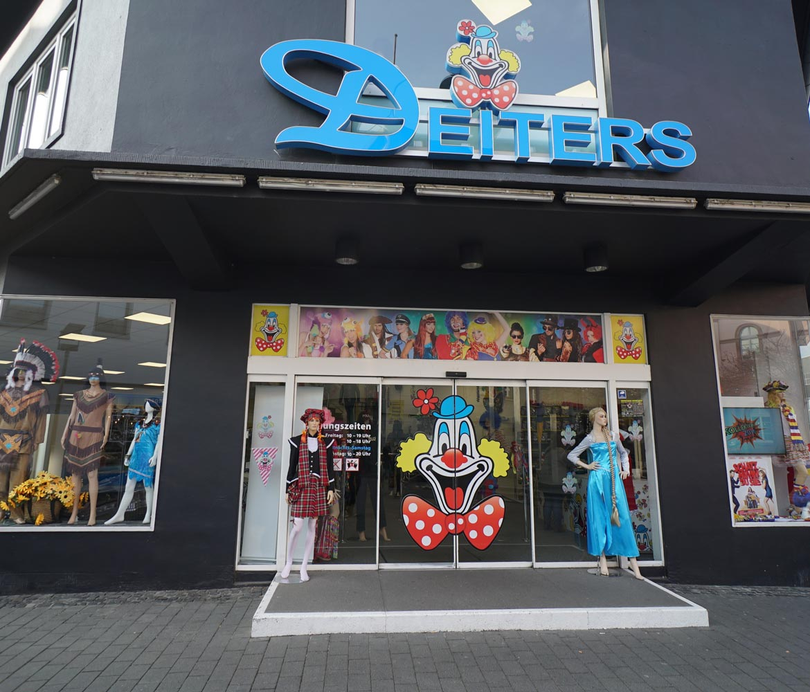 Deiters Kostümladen in Mainz Außenansicht