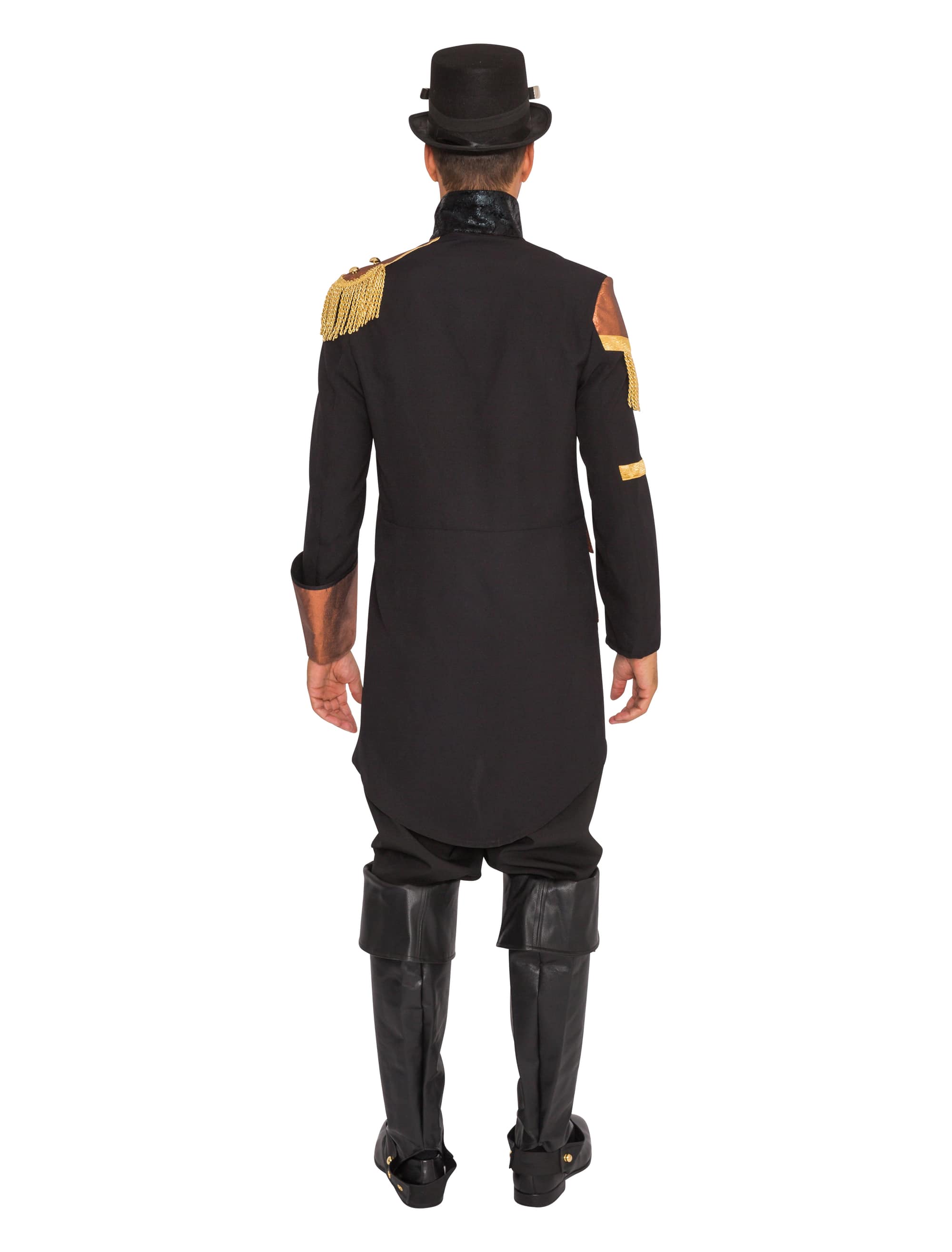 Mantel Steampunk Herren schwarz S