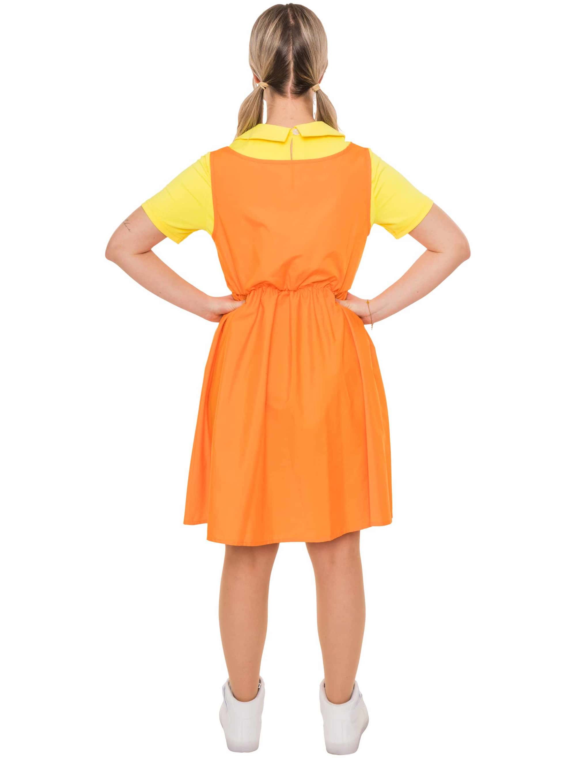 Kleid Laserpuppe braun 2XL/3XL