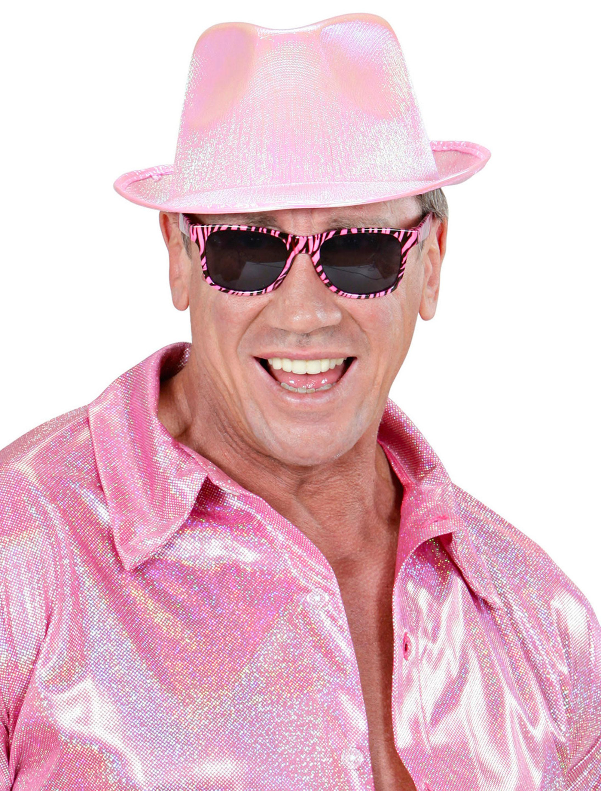 Gangsterhut rosa one size