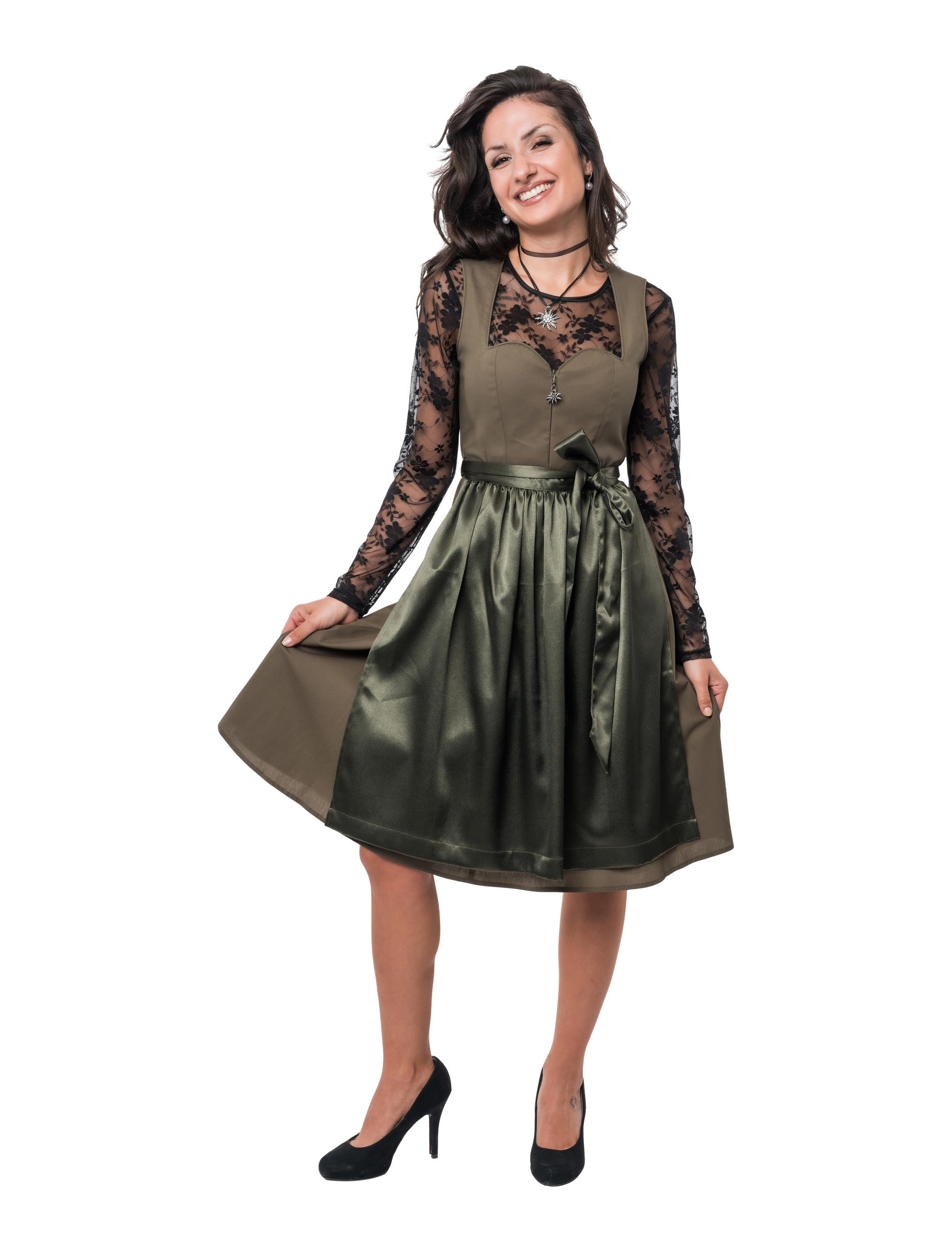 Dirndl Hanni Damen grün 36