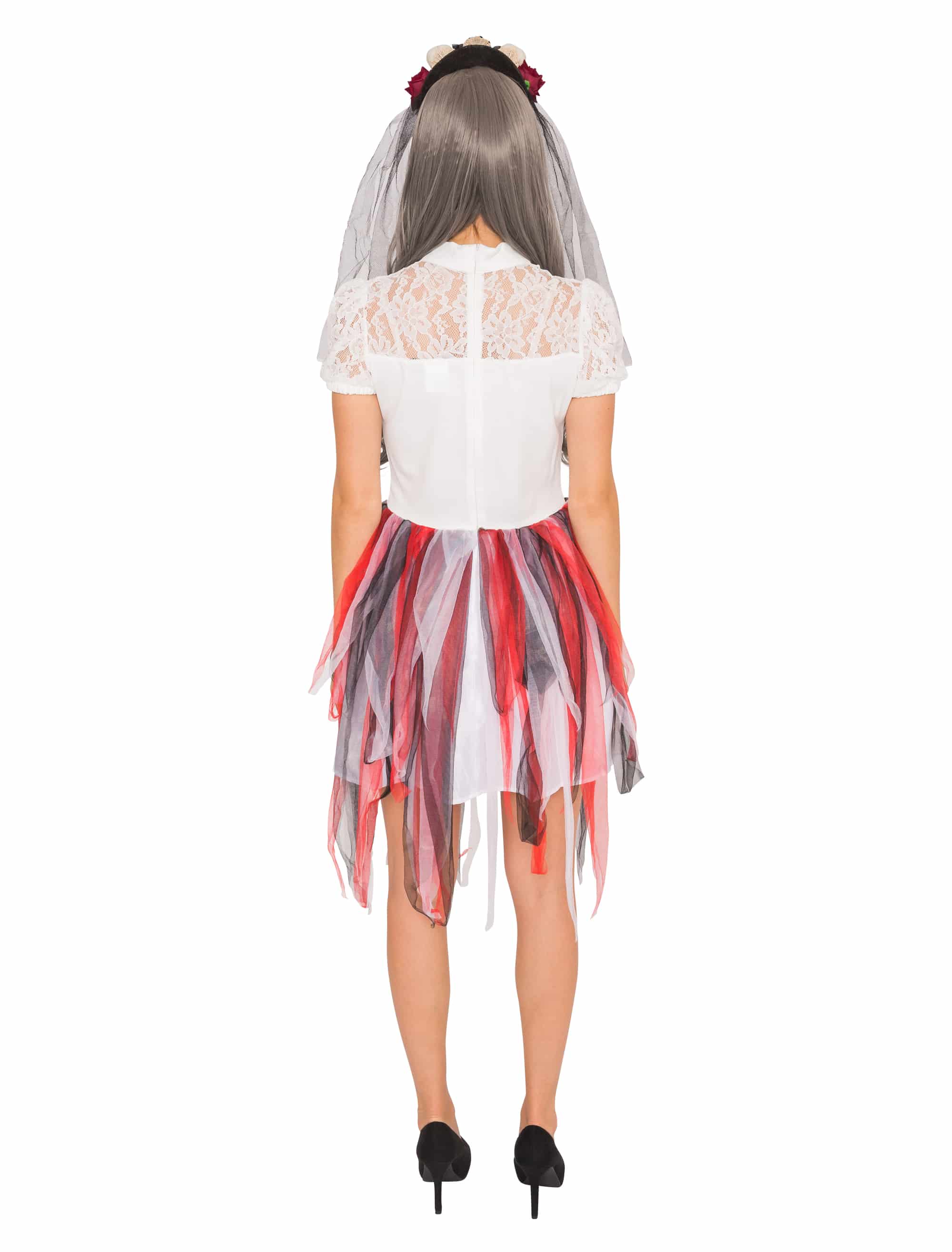 Kleid Halloween Damen mehrfarbig XL