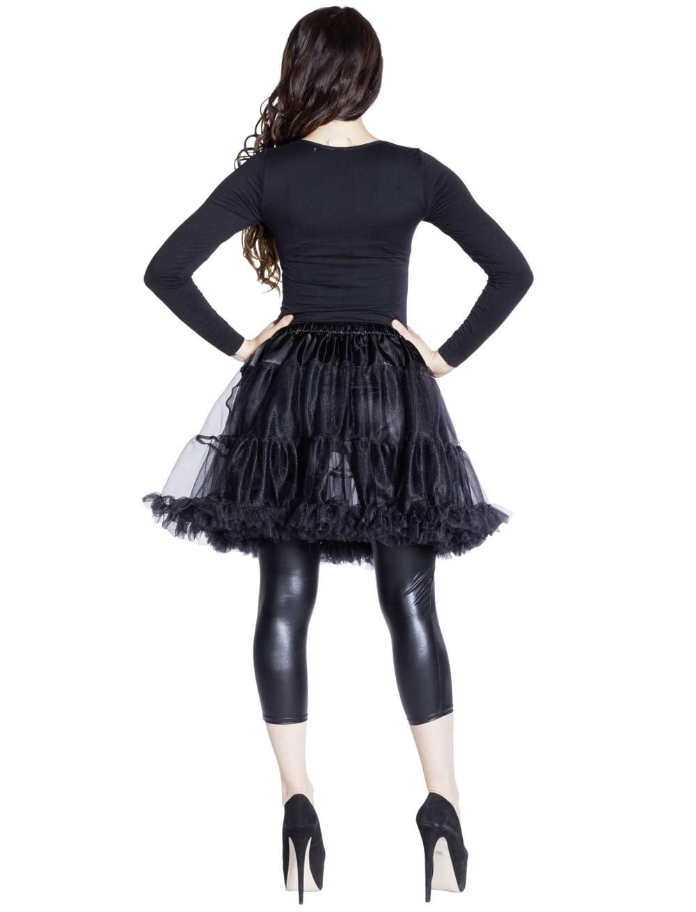 Petticoat de luxe Damen schwarz one size