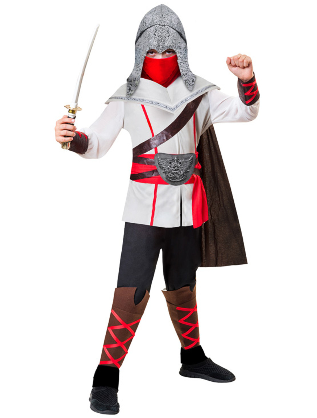 Kostüm Ninja Kinder 3-tlg.