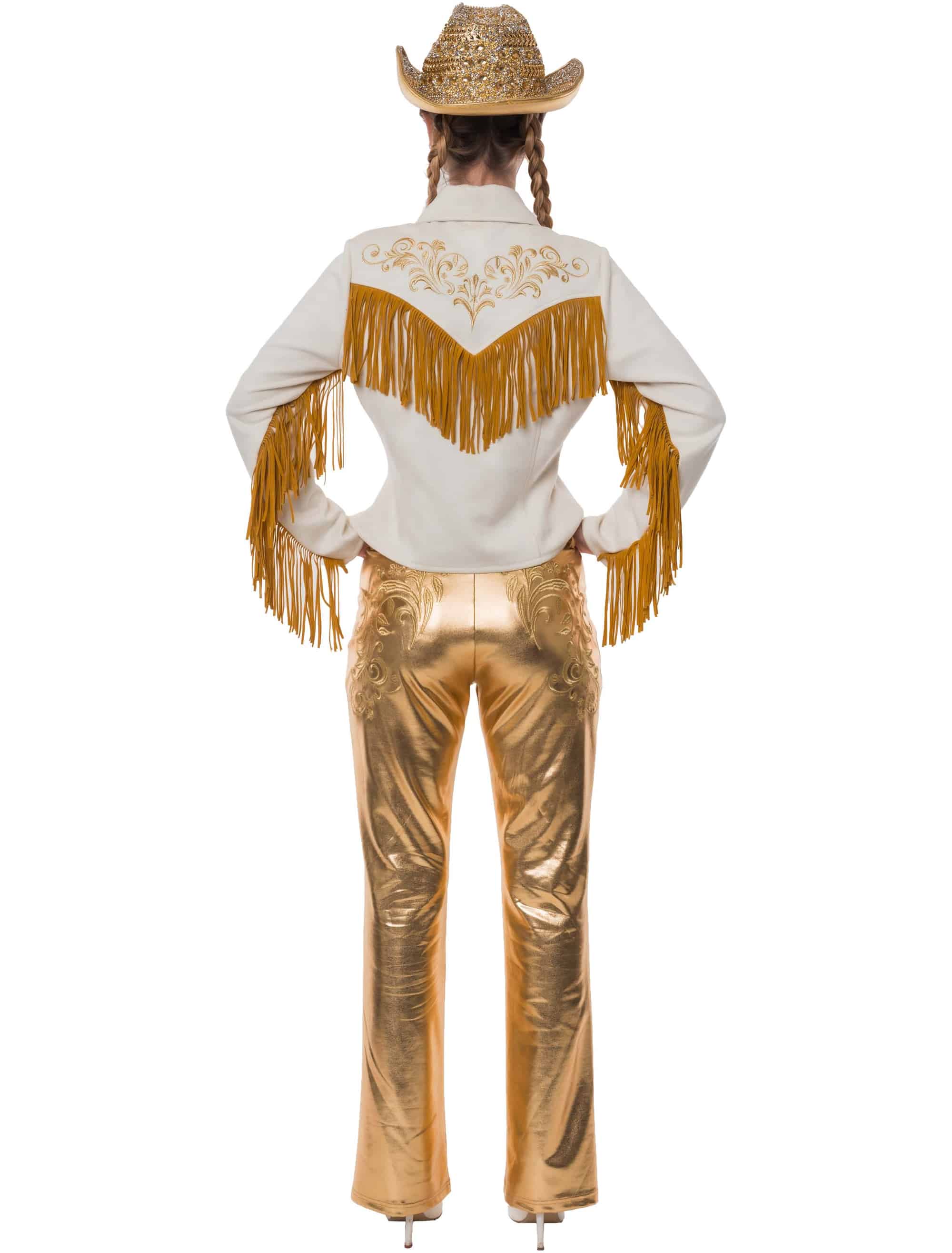 Hose Wilder Westen Damen gold M