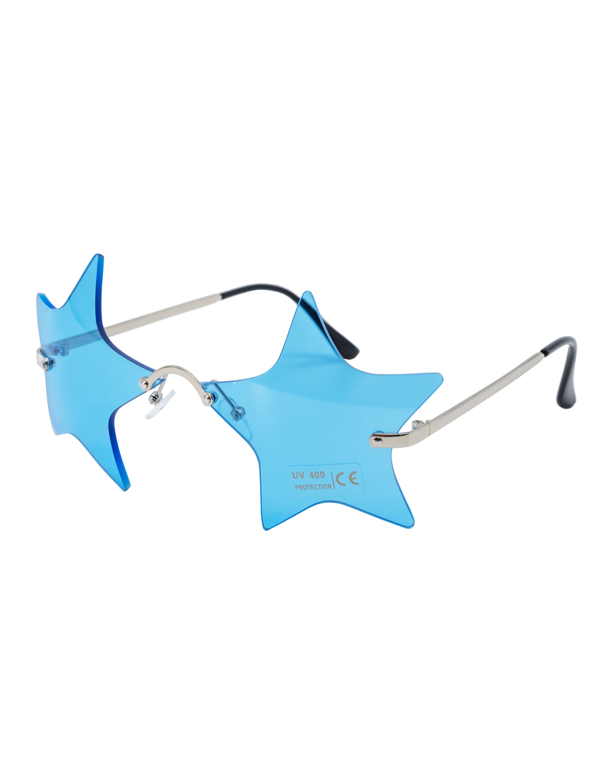 Brille Stern blau