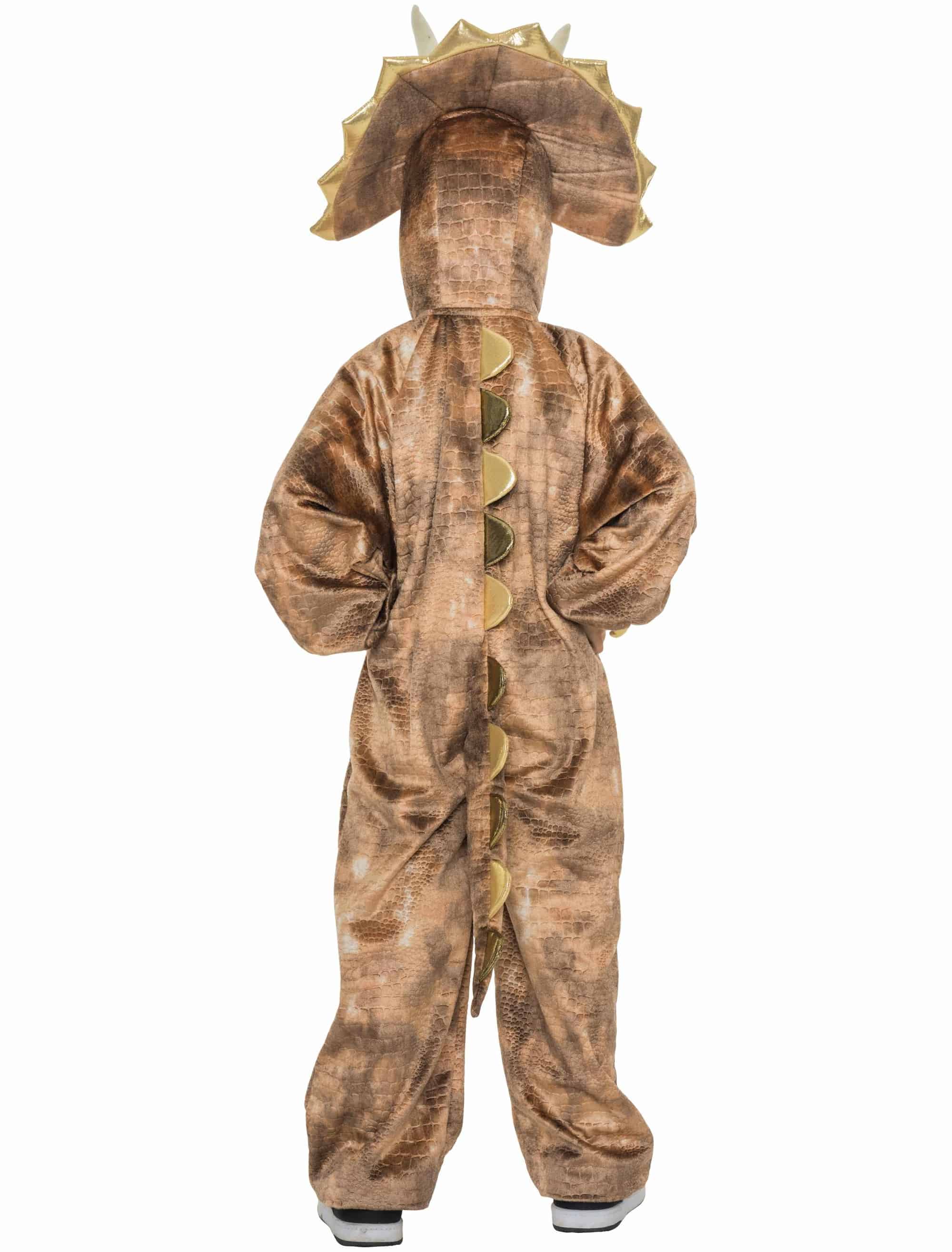 Overall Triceratops Plüsch Kinder braun 140/164
