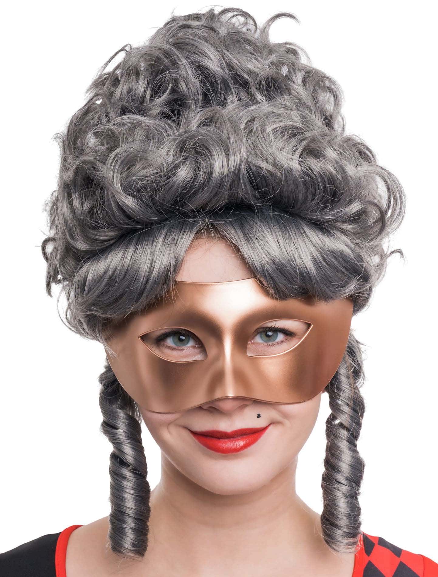 Venezianische Maske metallic gold