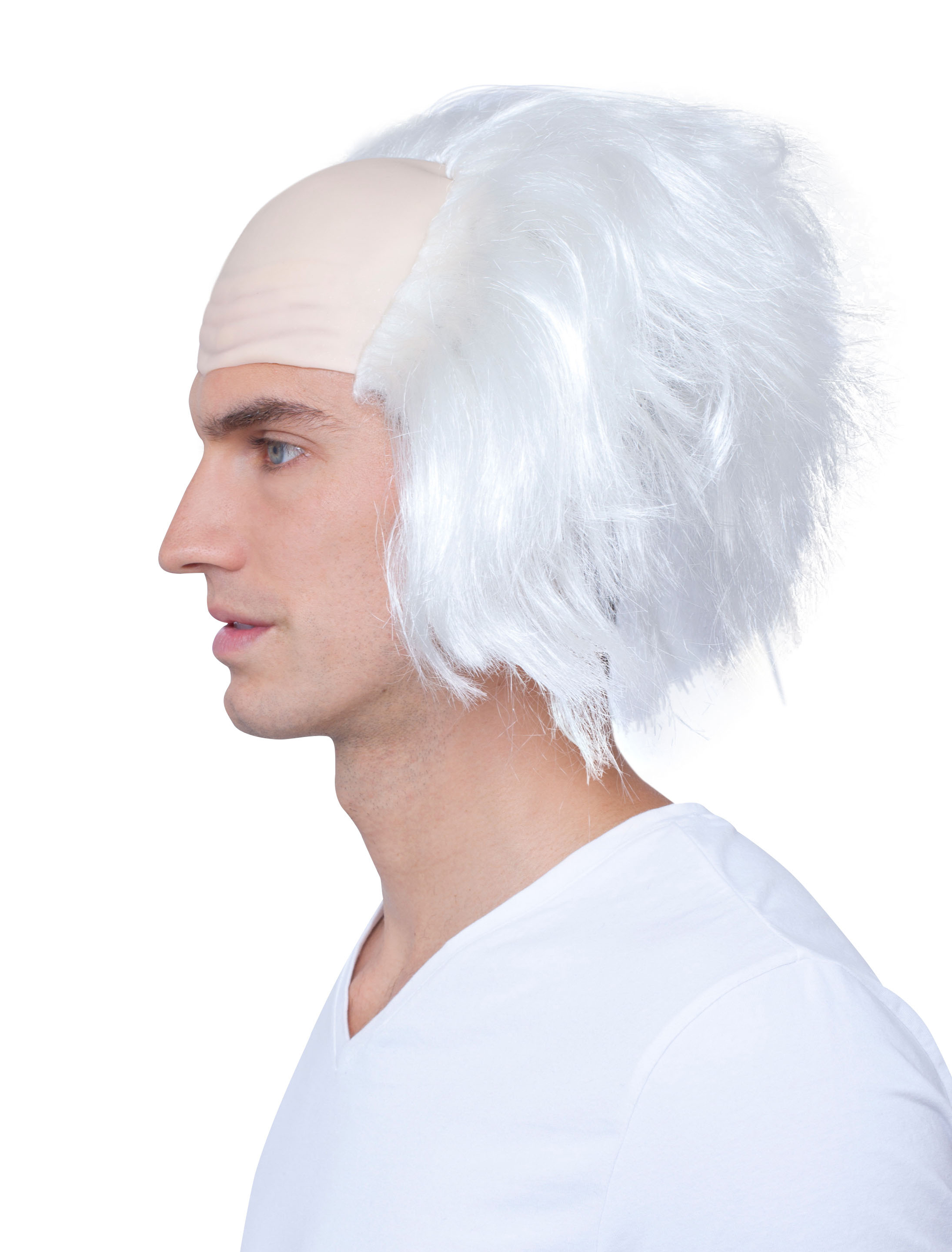 Perücke Einstein grau