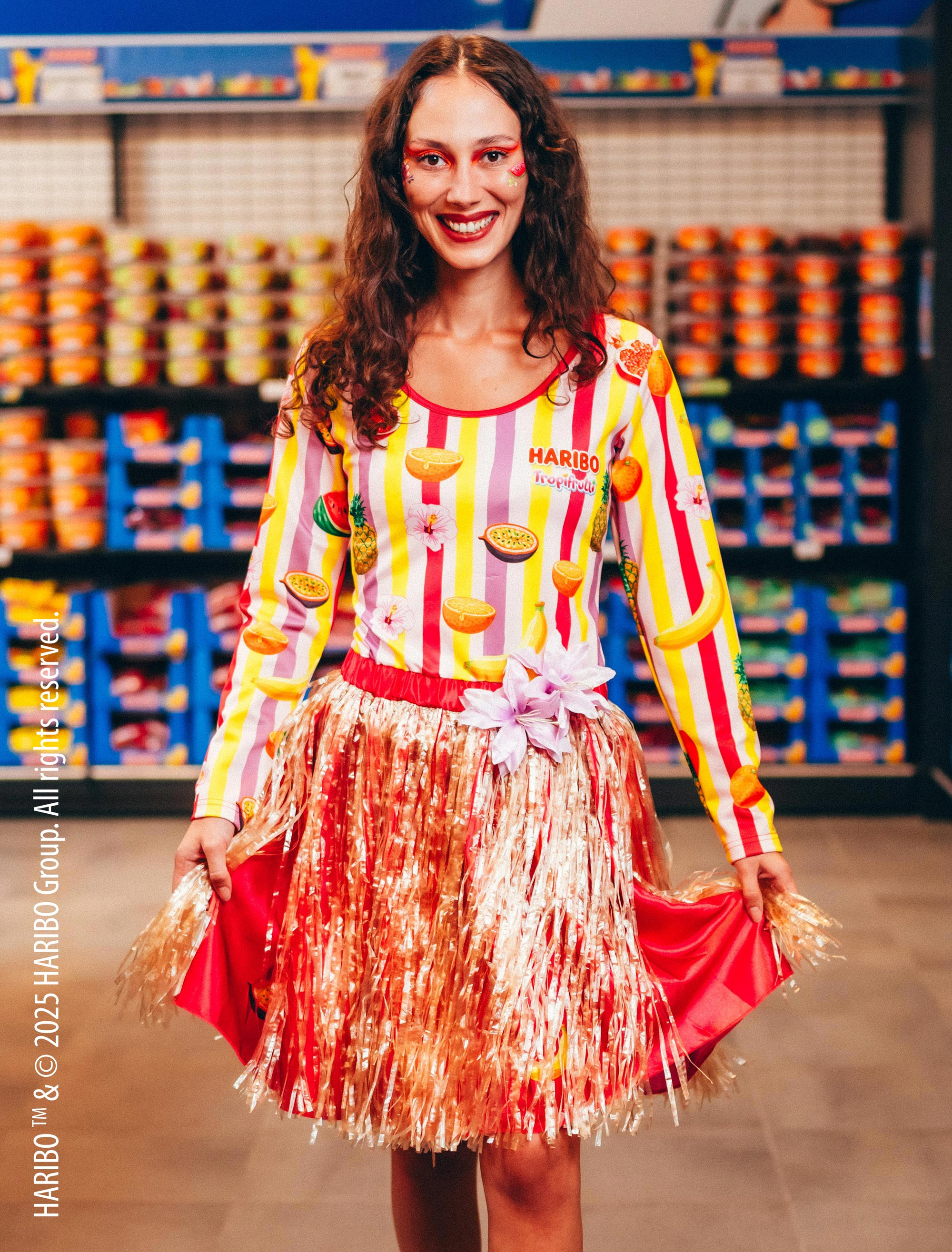 Kleid HARIBO Tropifrutti Damen bunt M