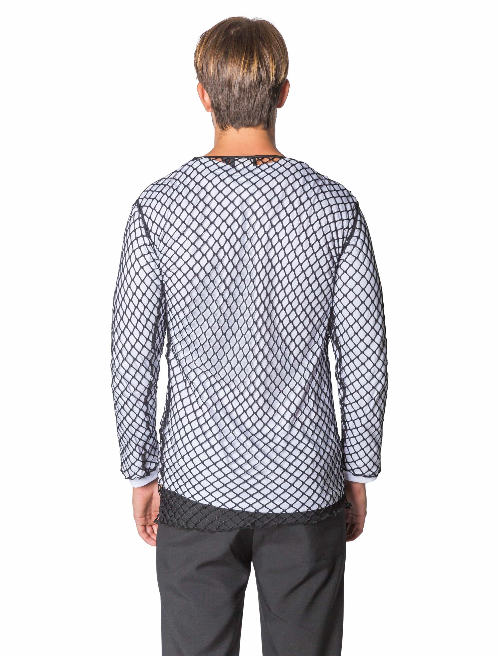 Netzshirt Herren schwarz one size