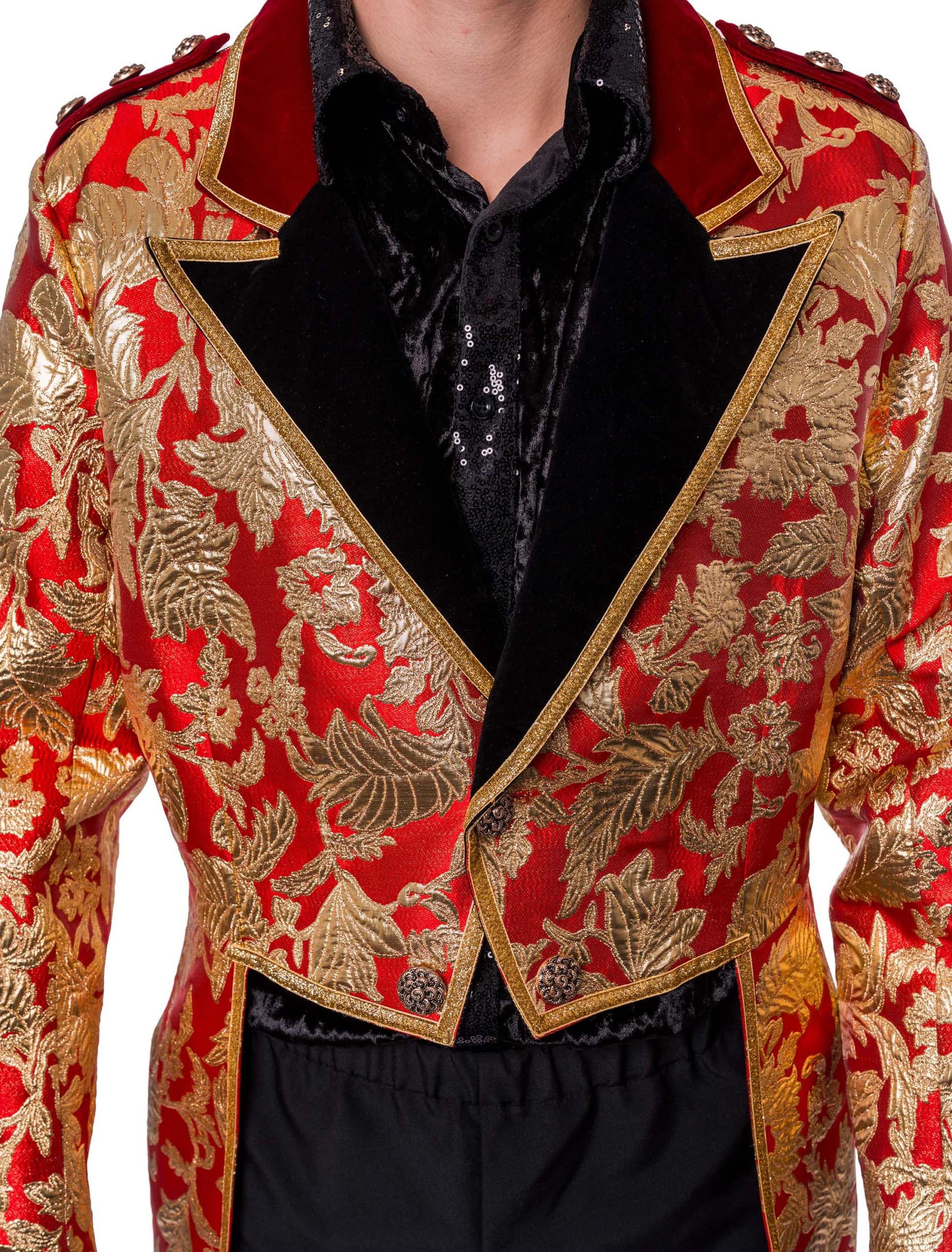 Frack Barock Herren rot/gold S